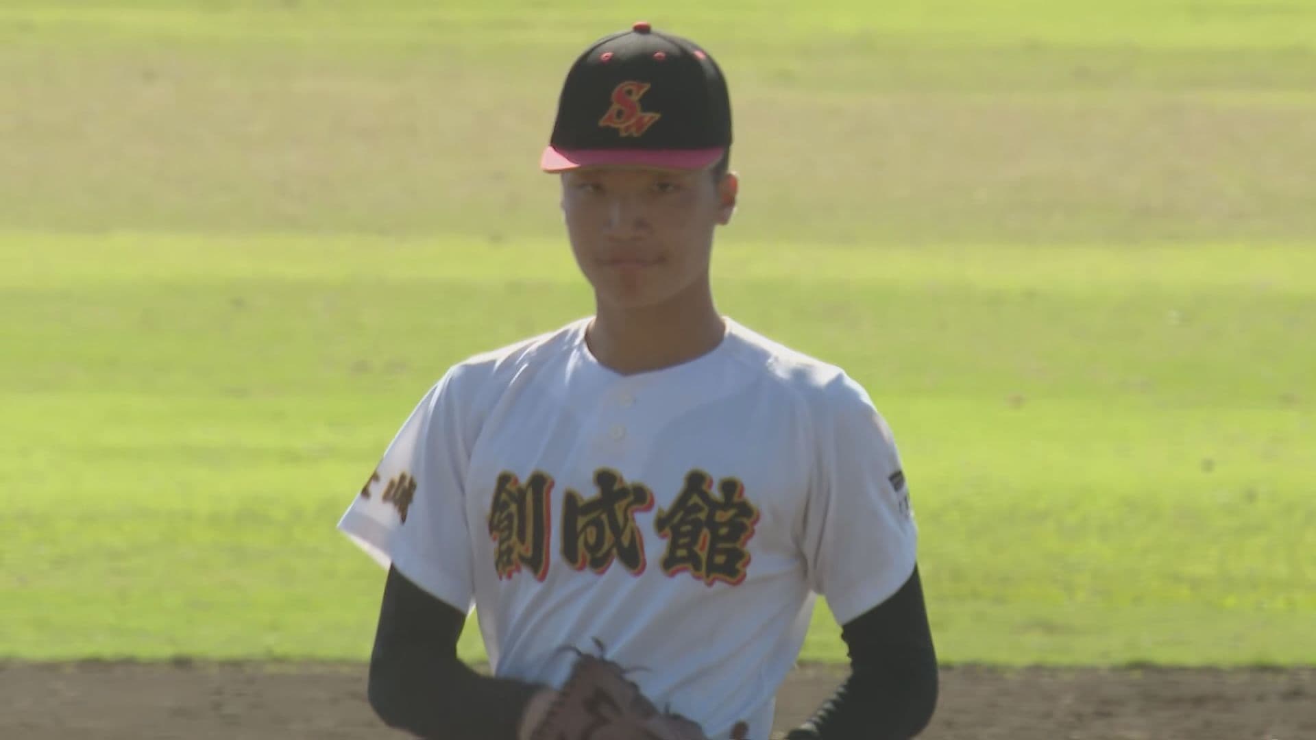９回ウラ岡村