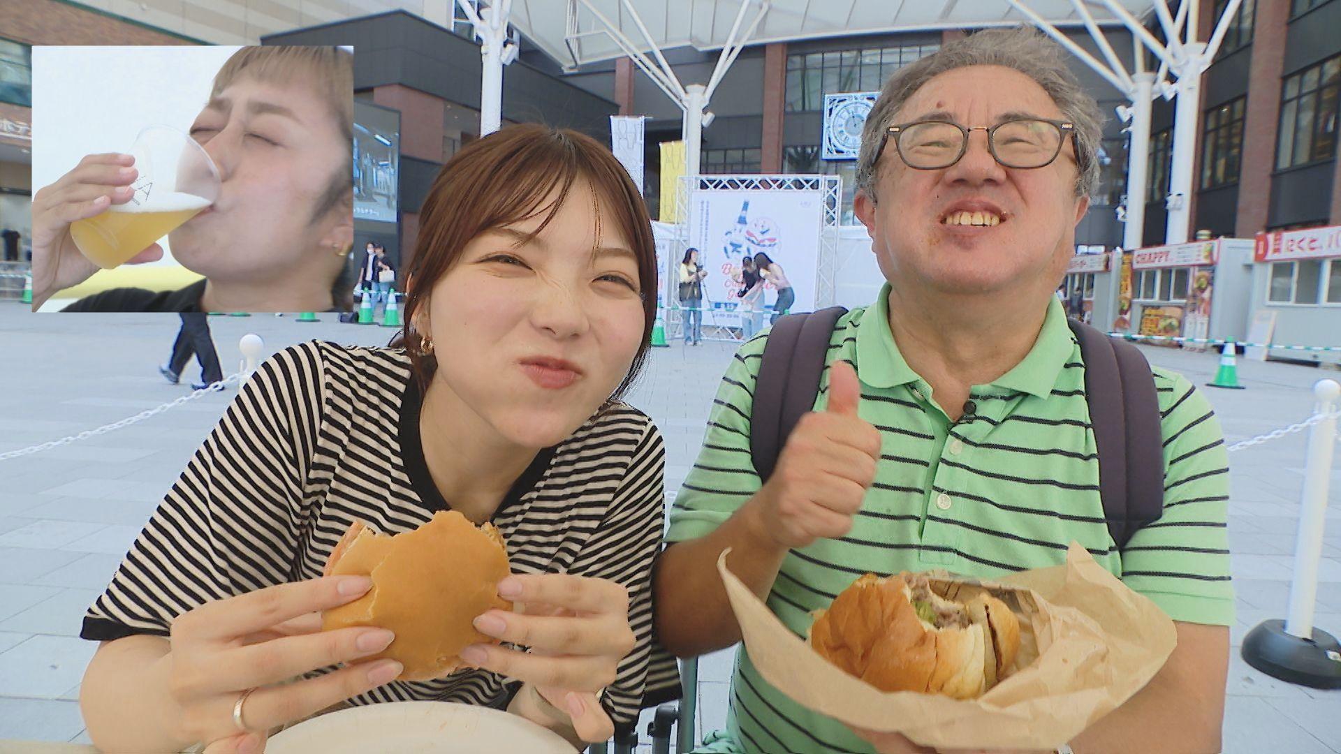 クラフトビールとハンバーガーが楽しめる！かもめ広場で「ビアガーデン」１３日から開催