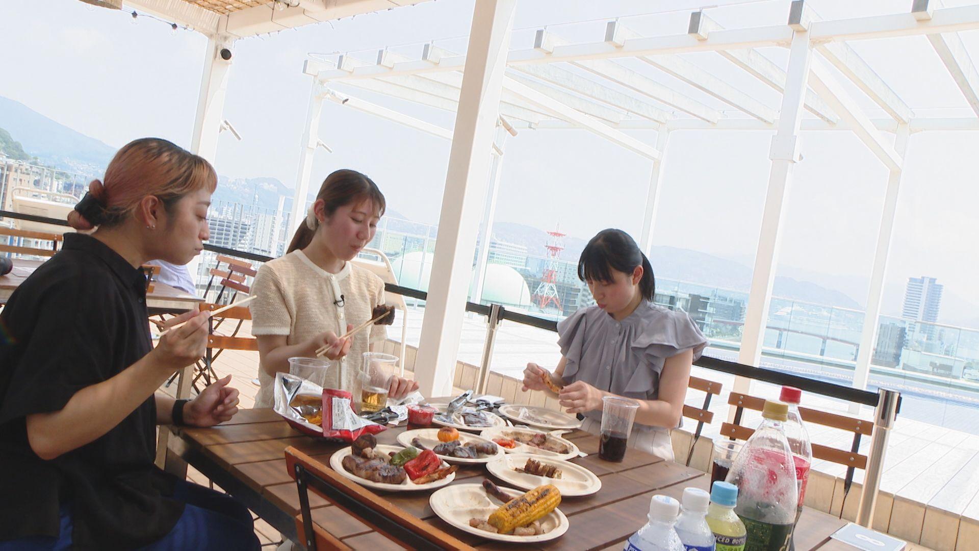スタジアムシティ屋上にBBQ施設オープン