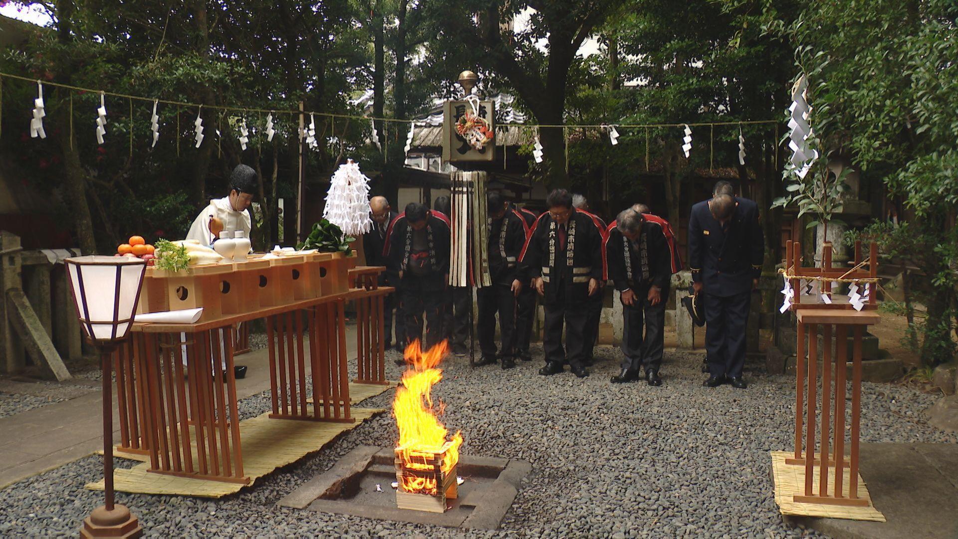 【長崎】防火防災を祈願「鎮火祭」諏訪神社
