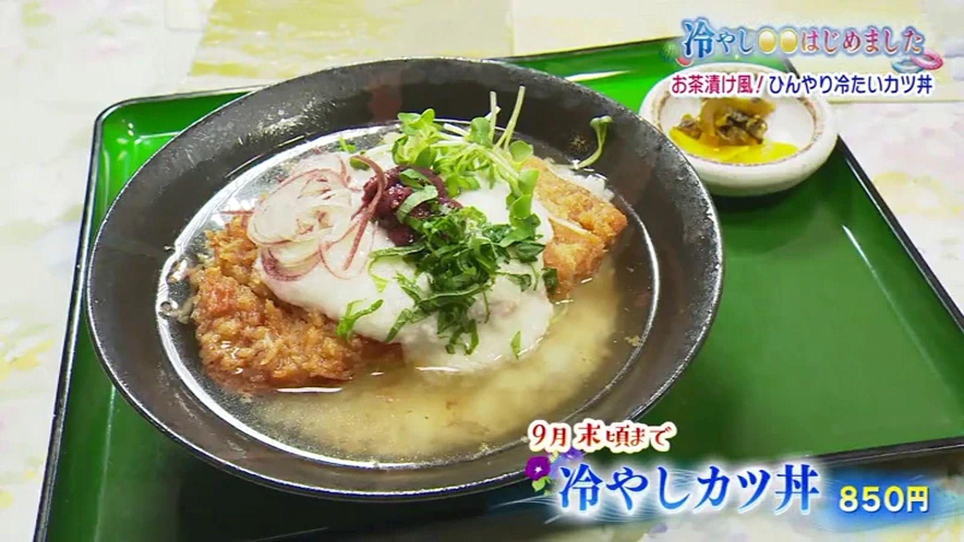 新しい夏の味覚！？驚きの冷やしかつ丼！南島原市「食事処 すだち」