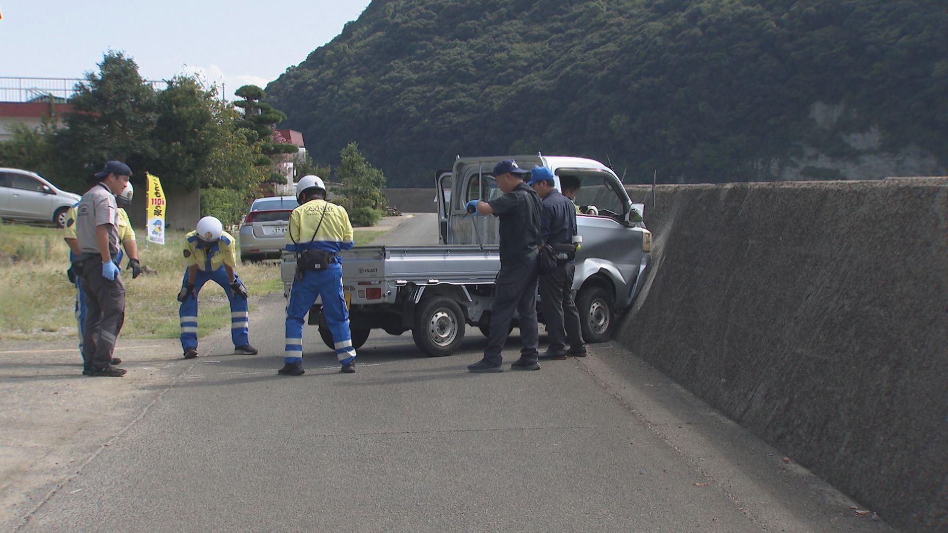 0930諫早市飯盛町で自損重体事故 - コピー