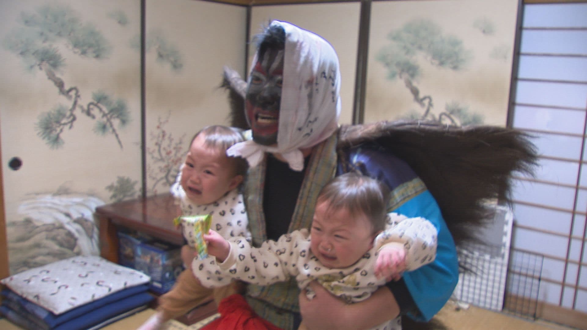 子どもの泣き声が福を呼ぶ　長崎市手熊地区の奇祭「モットモ」