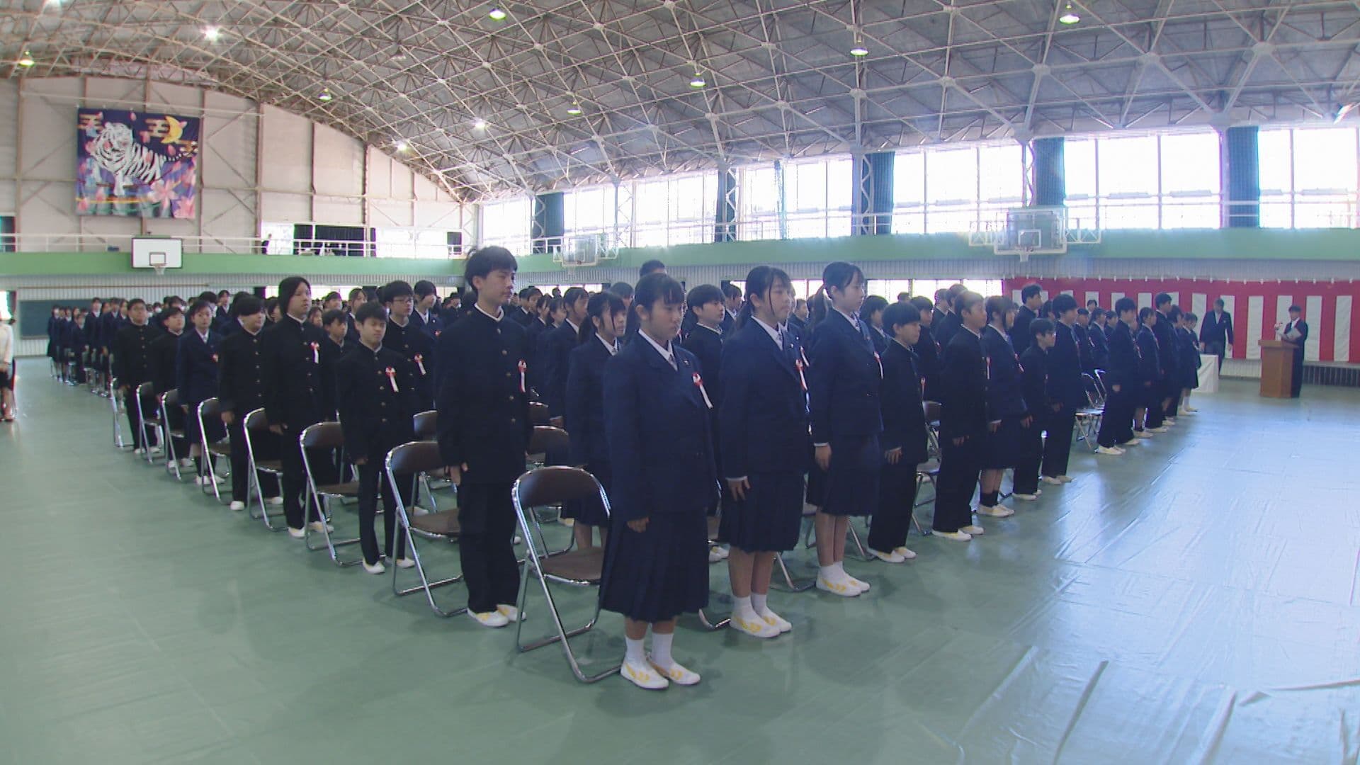 「この校舎で卒業する最後の学年」が桜馬場中に入学　２０２９年４月に統合「桜坂中学校」に