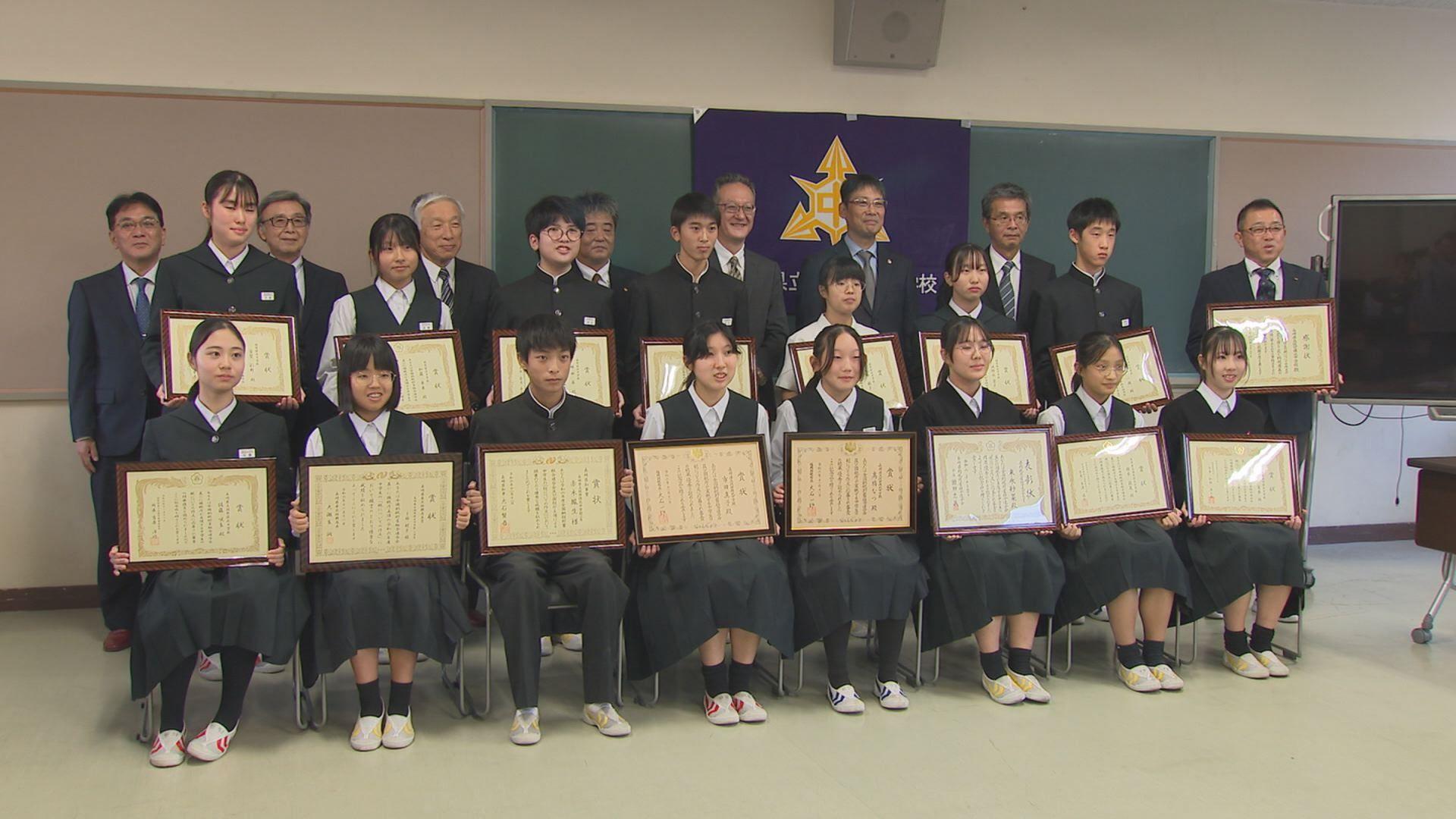 中学生「税についての作文」佐世保市の中学校から過去最多１５人が入賞