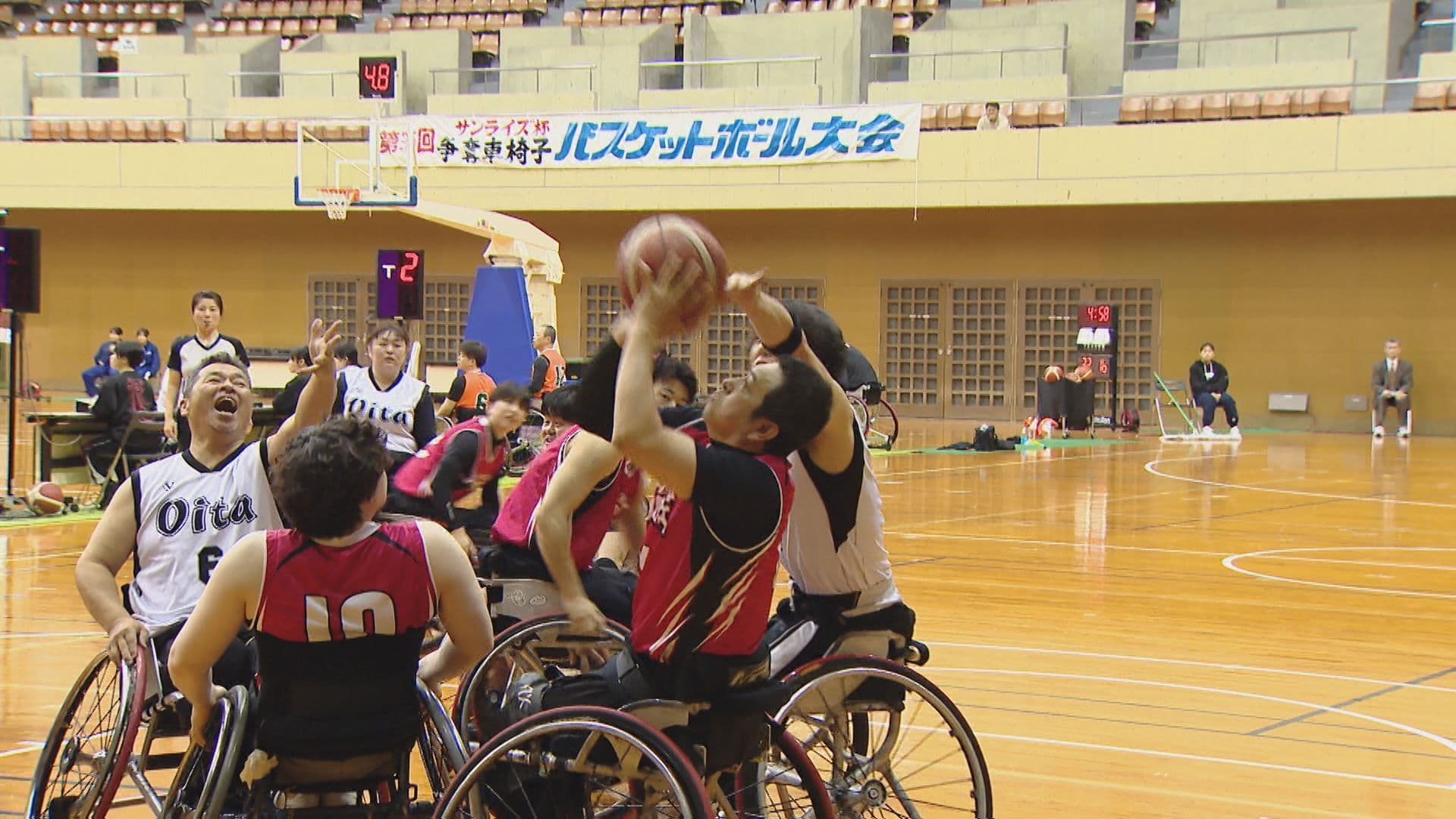 車いすバスケ２大分戦