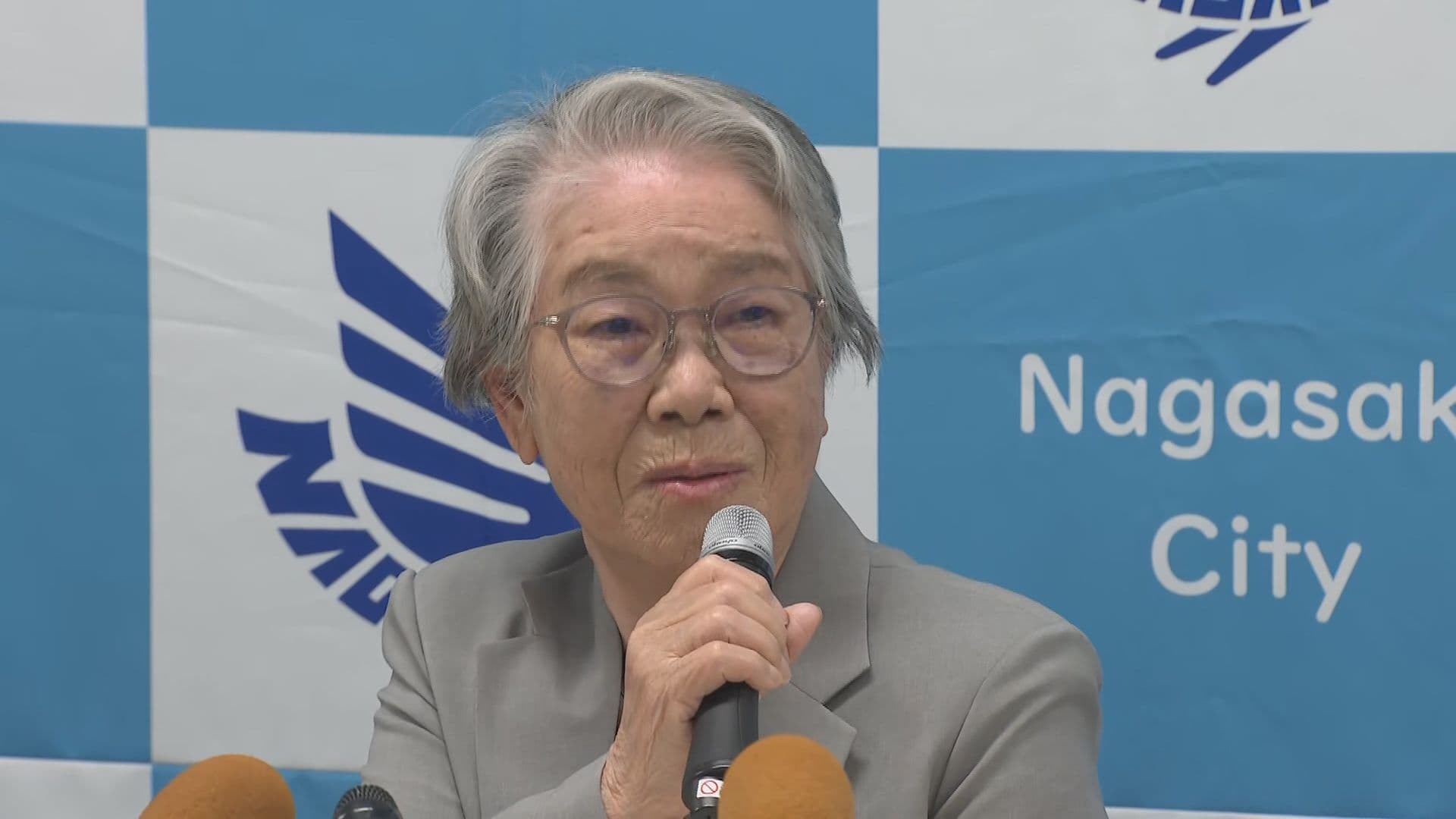 「平和への誓い」を読み上げる被爆者代表が本村チヨ子さん（８７）に決定