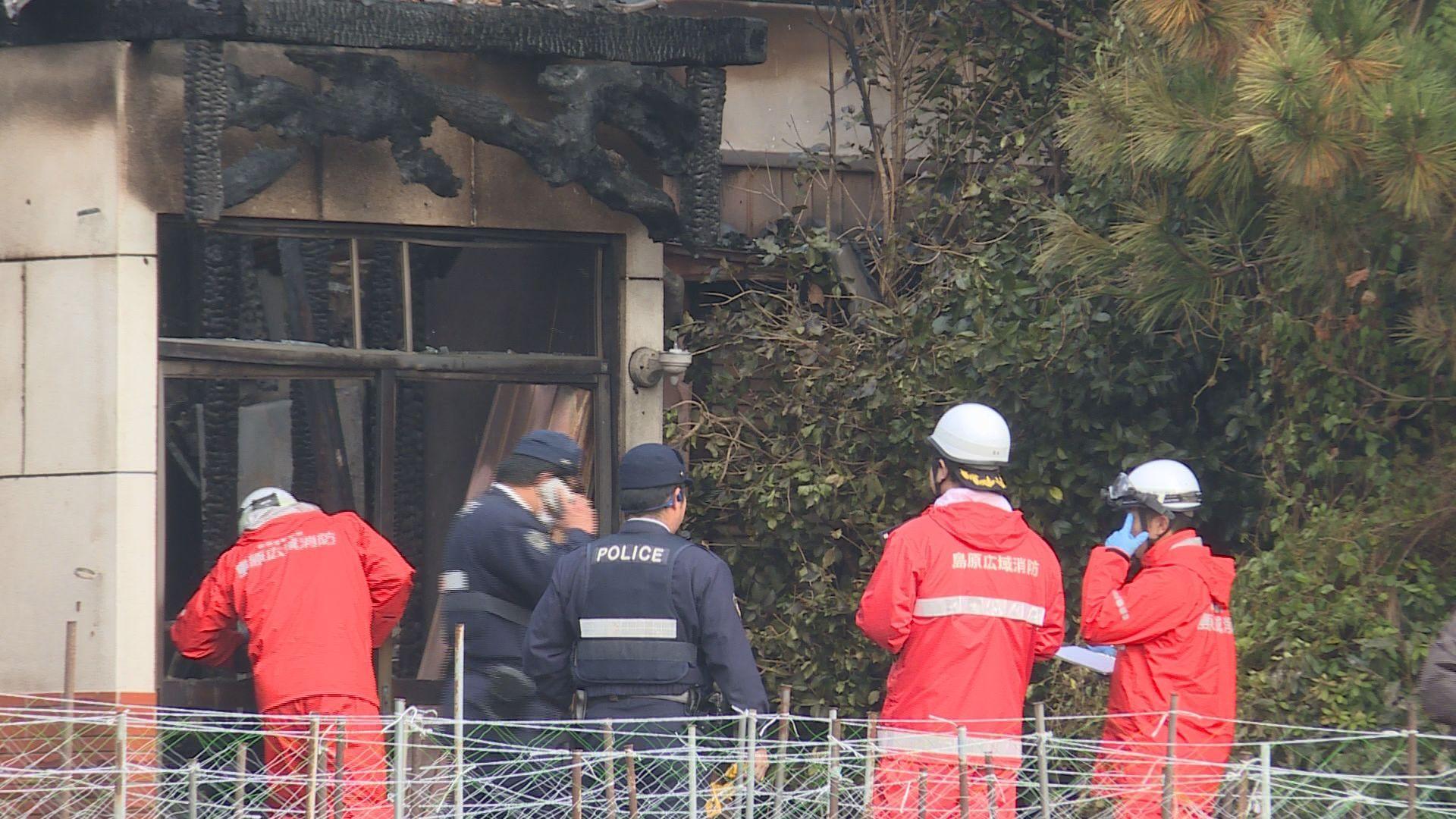 午前2時半ごろ南島原市で住宅全焼　50代男性と連絡取れず