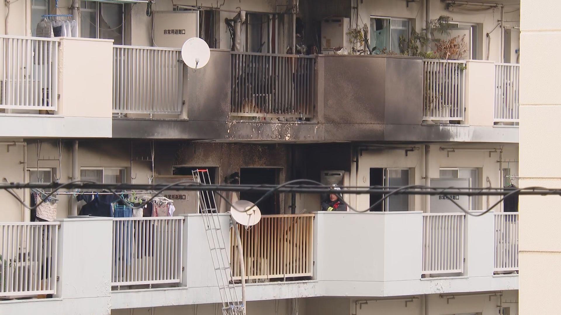 【速報】長崎市横尾５丁目　県営アパートで火災