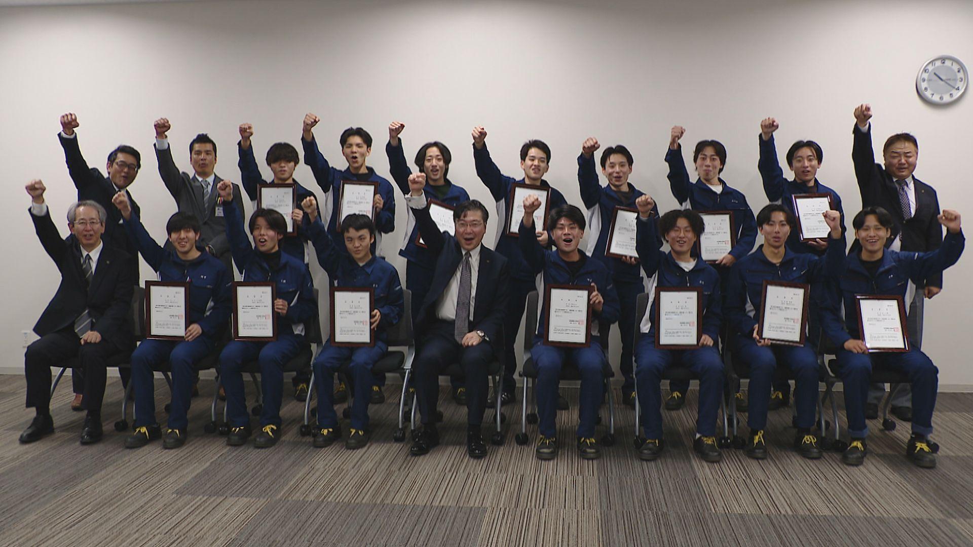 全国の合格率は３１％の難関検定　長崎高等技術専門校が全員合格の快挙