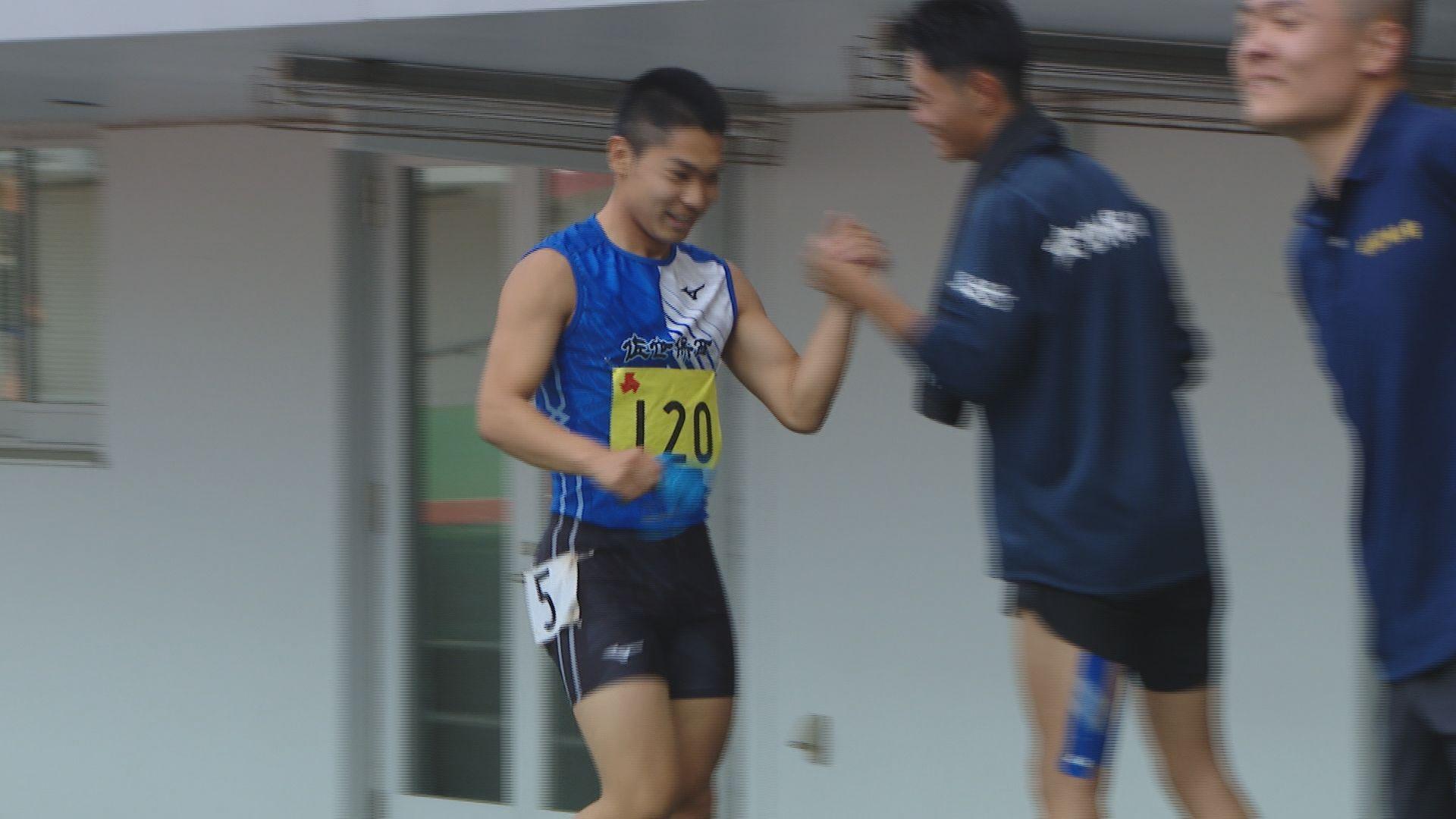 選手同士握手