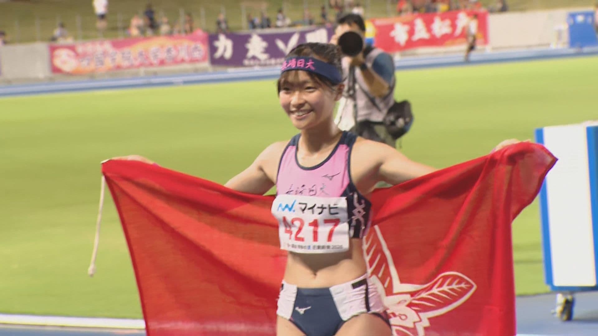 【インターハイ】県勢初の全国2冠の快挙！長崎日大・吉永優衣選手が「本職」ハードルで日本一に
