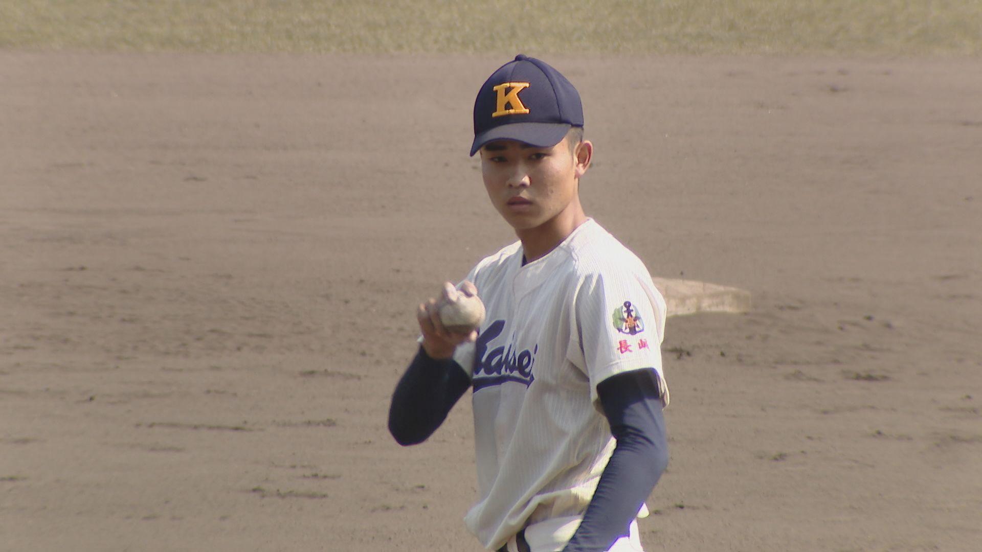 【高校野球】海星・陣内投手が去年秋以来の公式戦登板　波佐見に勝利しベスト8進出ー県高野連会長杯