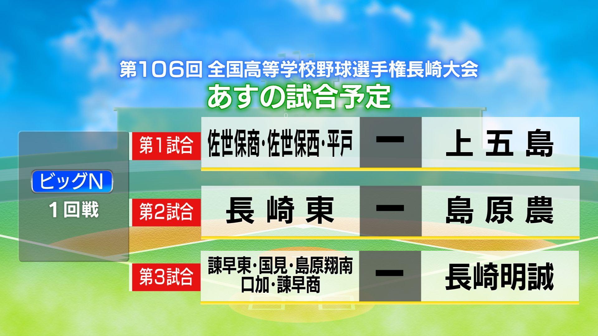 【高校野球】開幕ゲーム3日連続延期に　上五島の3年生、雨も味方に戦う！<動画>