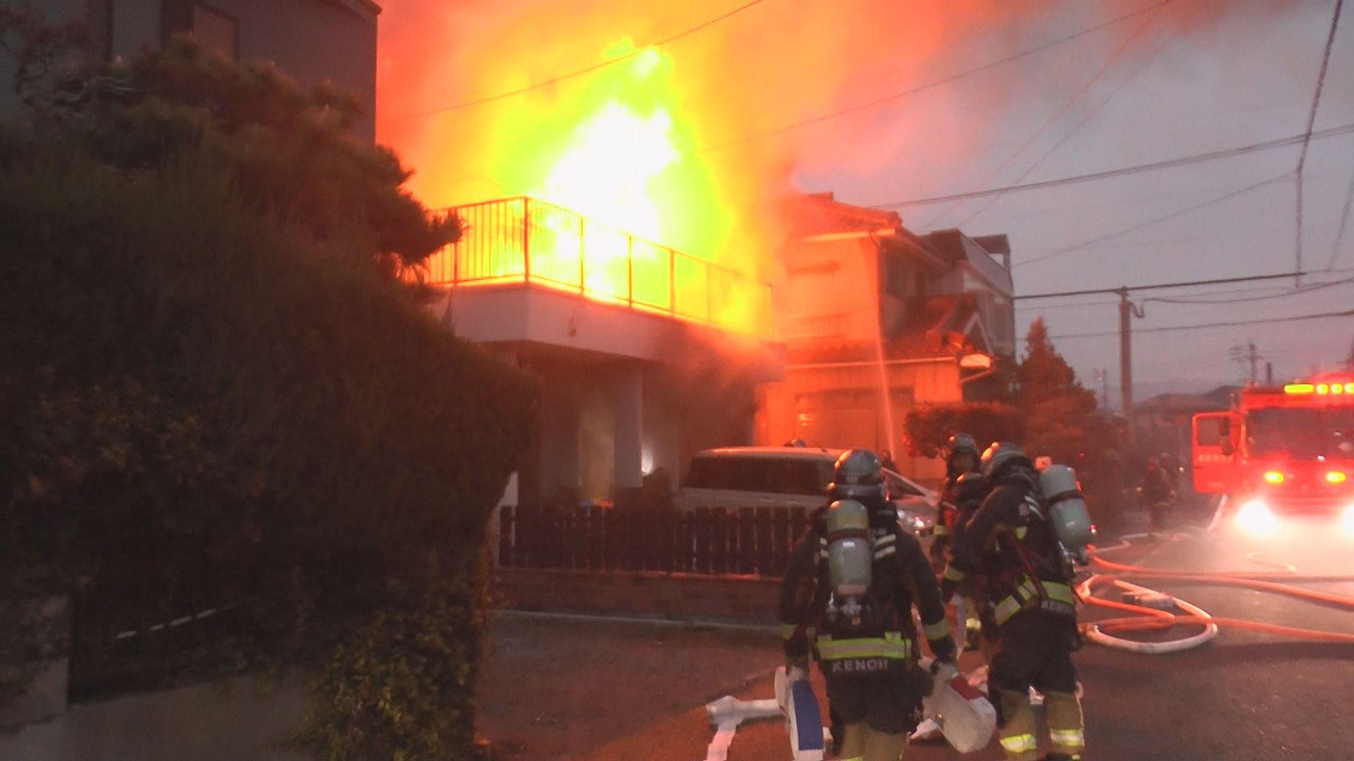 【速報】大村市東本町で火災…けが人不明