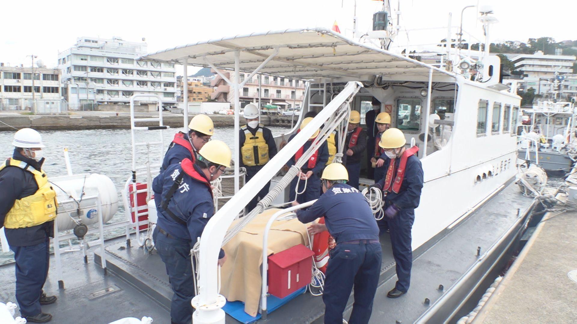 長崎地方気象台と長崎海保が自然災害発生時における訓練を実施