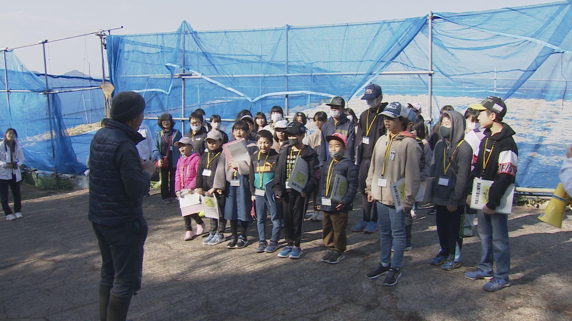生産量日本一！西海市の”ゆでぼし大根”のおいしさの秘密を子どもたちが学ぶ