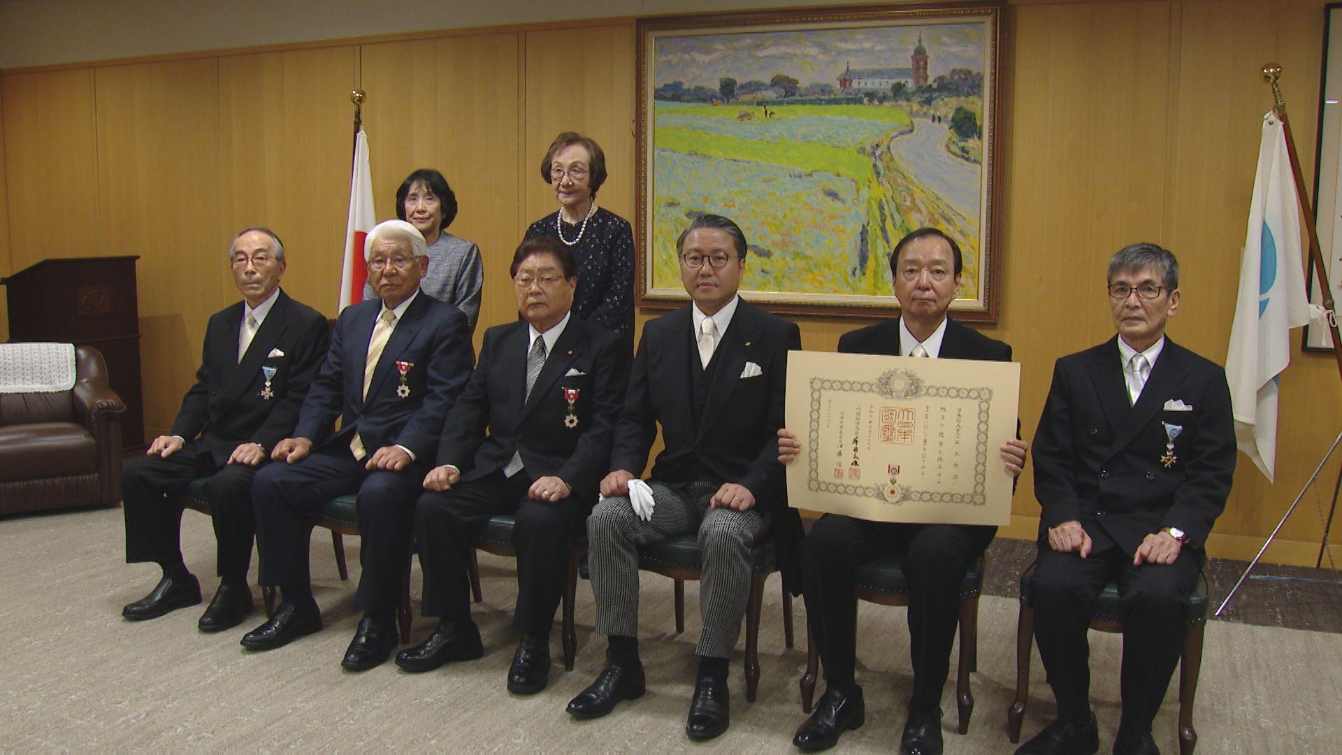 県内から５８人が選出「春の叙勲」伝達式　地方自治や社会福祉などの分野で顕著な功績挙げる