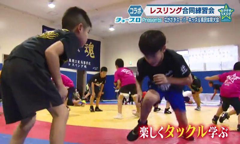 スーパーキッズも参加！レスリングの合同練習会