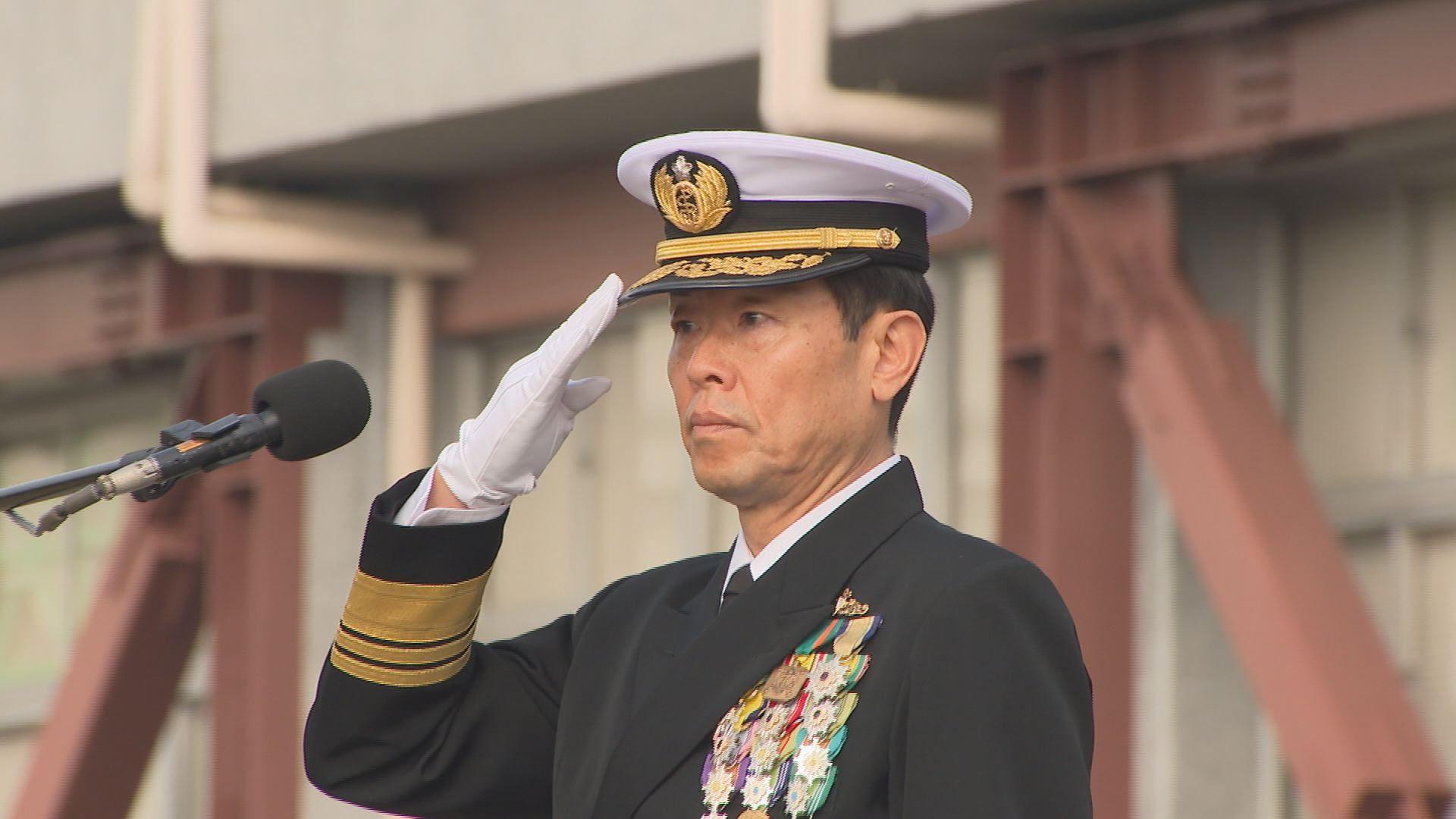海上自衛隊佐世保地方総監に福田達也海将（５７）が着任「奮励努力してくれることを大いに期待」