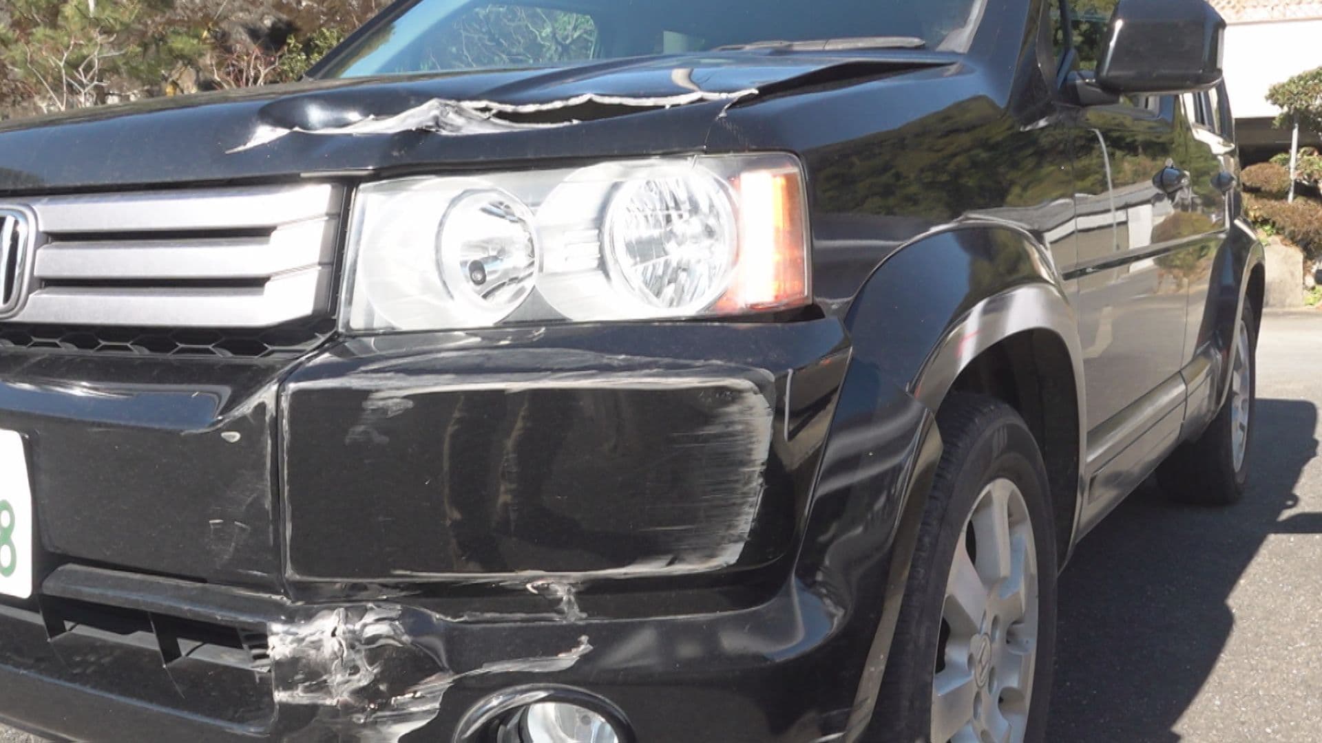 0106長与町JR踏切で列車衝突事故②