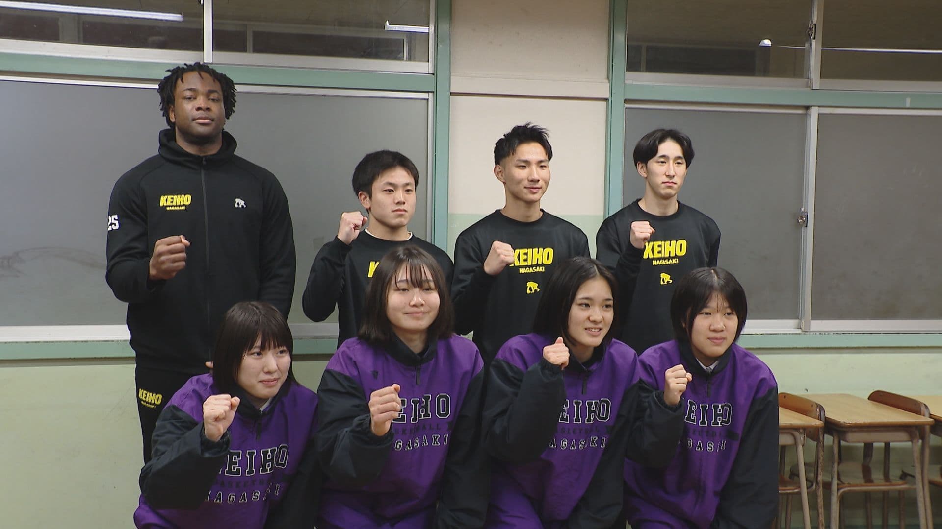 バスケットボール・ウインターカップでの健闘誓う　瓊浦高校・男女での出場は初　各キャプテンの意気込みは