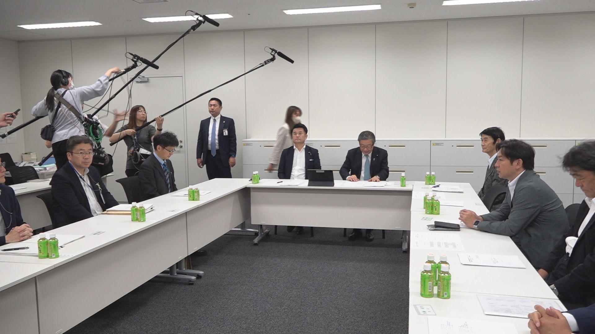 九州新幹線与党ＰＴ　ヒアリングに長崎県や佐賀県
