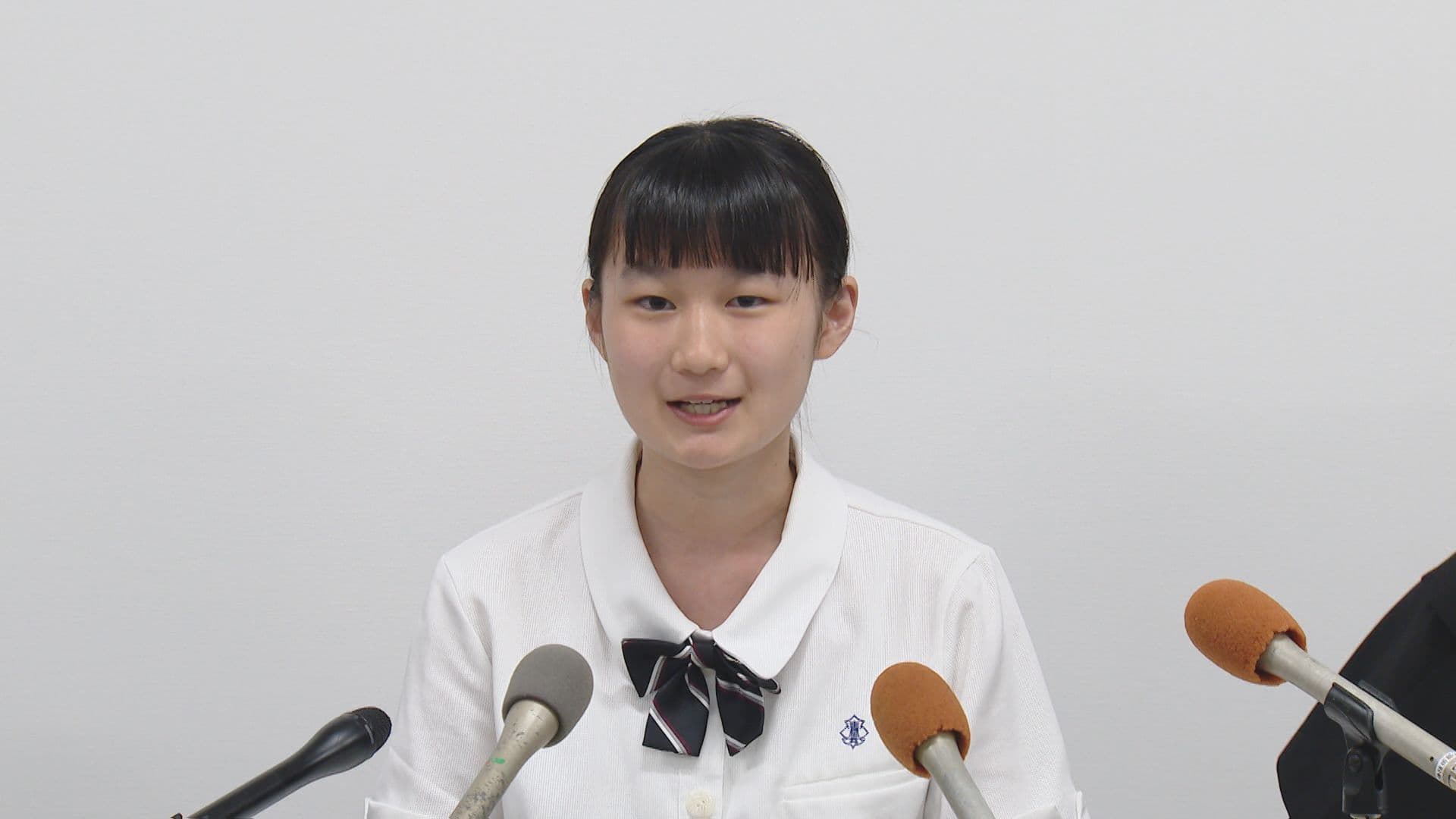 第２９代高校生平和大使決定 青雲高校２年 被爆４世･中尾絢音さん(16)