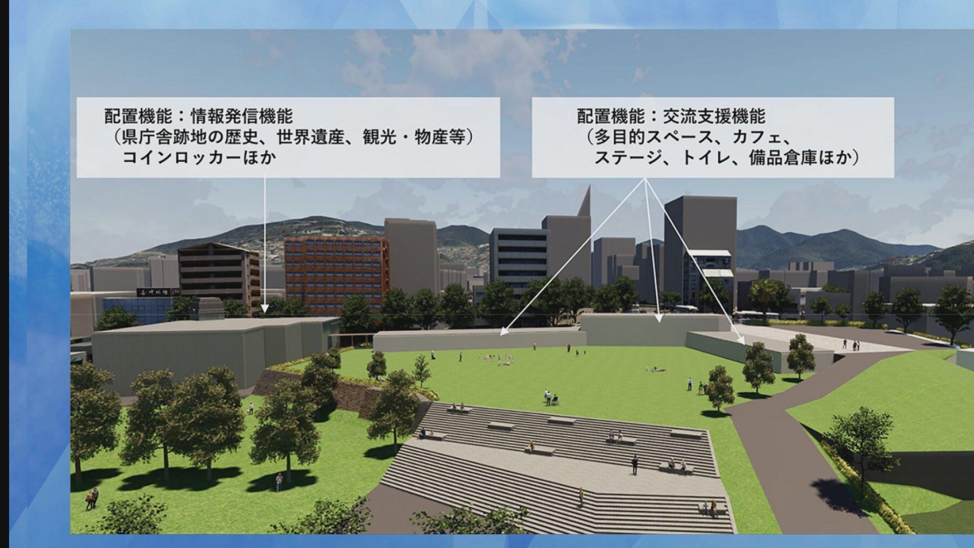 0312県庁跡地カフェや多目的スペースなど整備へ