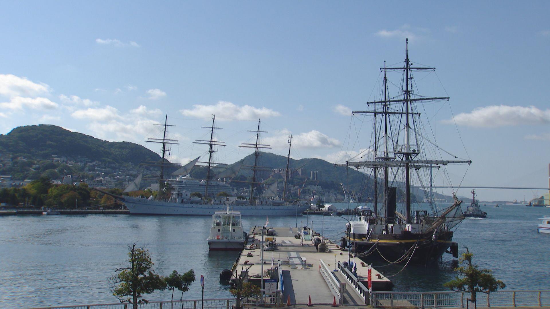 【長崎】国内最大級の帆船「海王丸」が長崎港に入港　４年ぶり長崎帆船まつり４日から