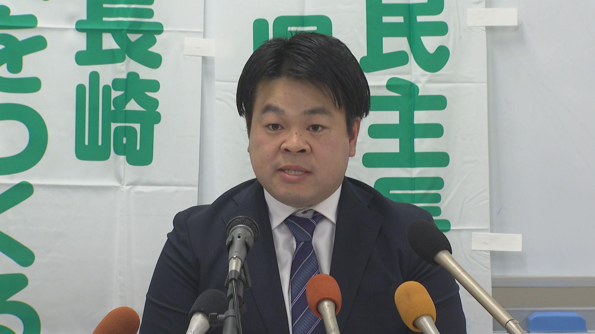｢県民に温かい長崎県を｣来年２月の知事選に筒井涼介氏（３２）が出馬表明