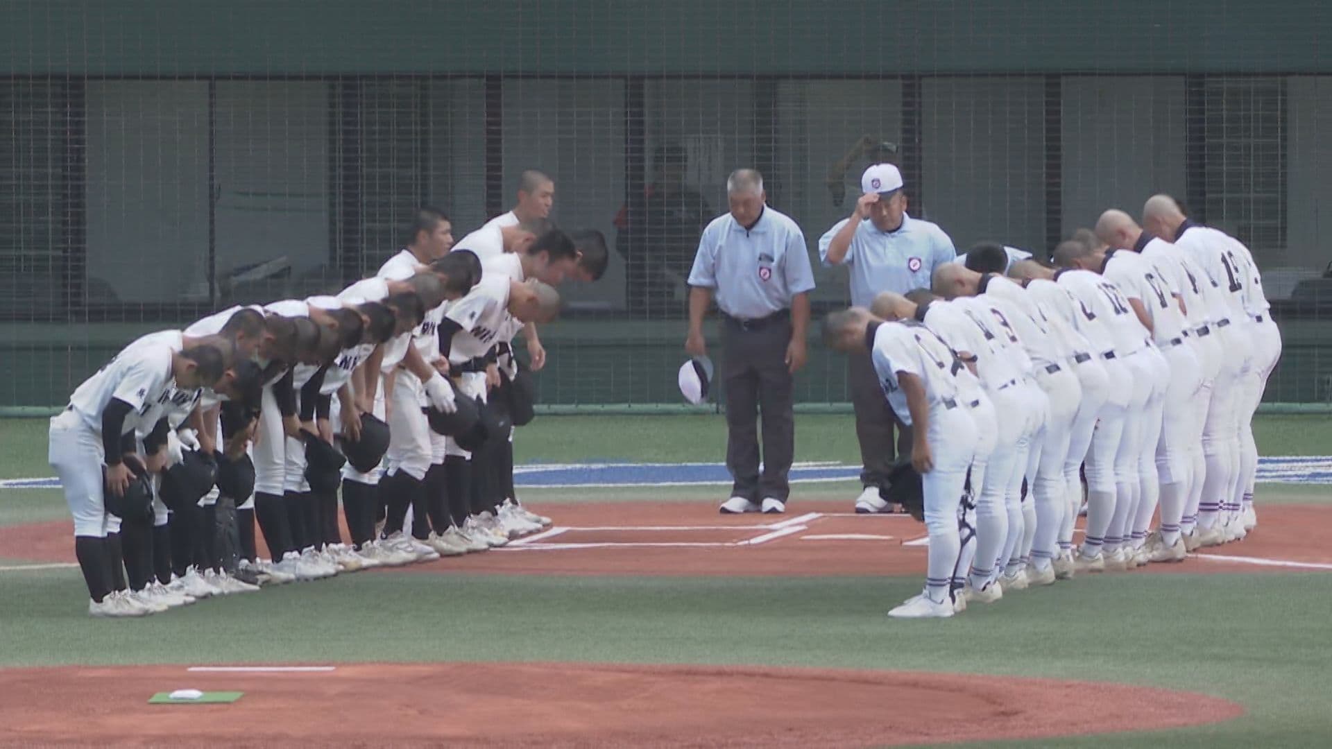 【高校野球 速報】決勝戦 試合開始 甲子園の切符を懸けた戦い 長崎日大vs大崎  夏の高校野球長崎大会