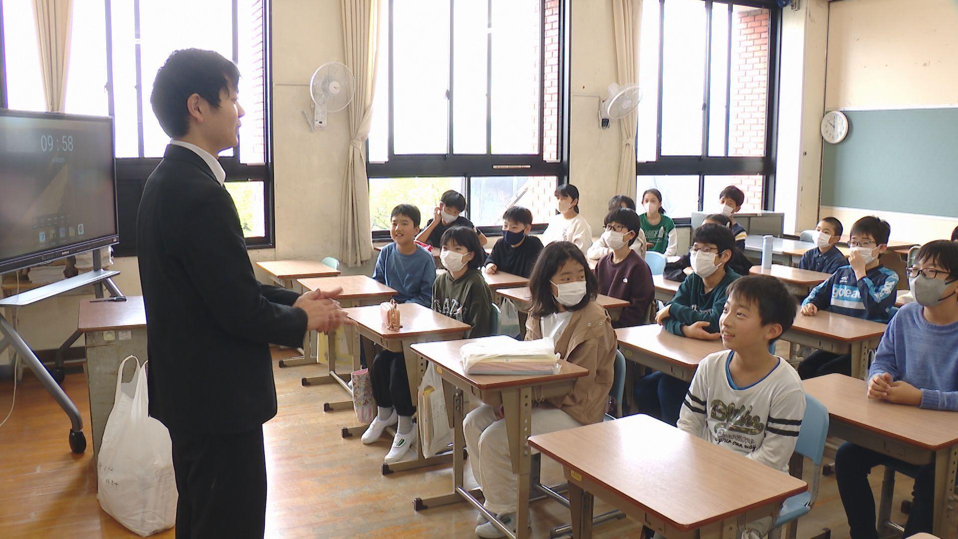 新学年スタート！多くの公立小中学校で始業式「やさしさとおもいやりでえがおいっぱい」長崎市立山里小学校