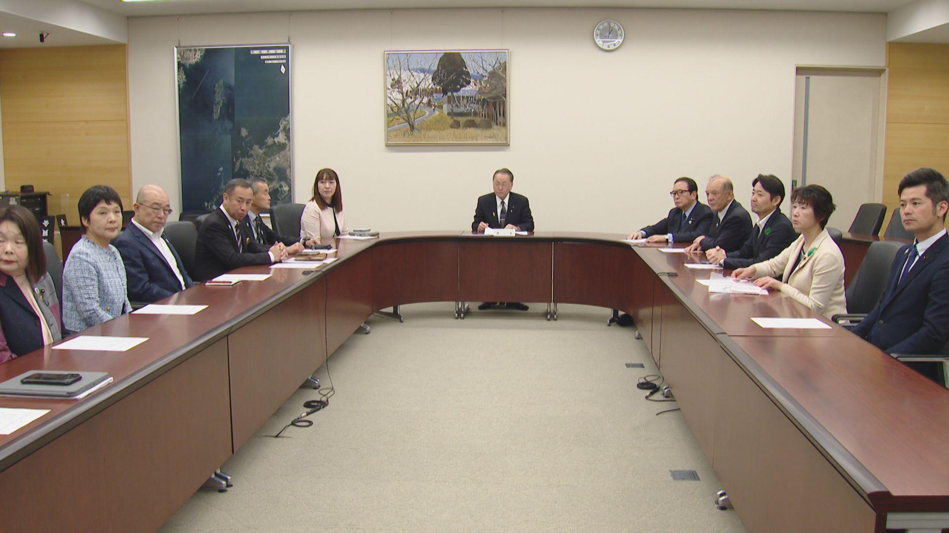 大石知事の政治資金問題巡り県議会４会派が３回目の百条委求める動議提出