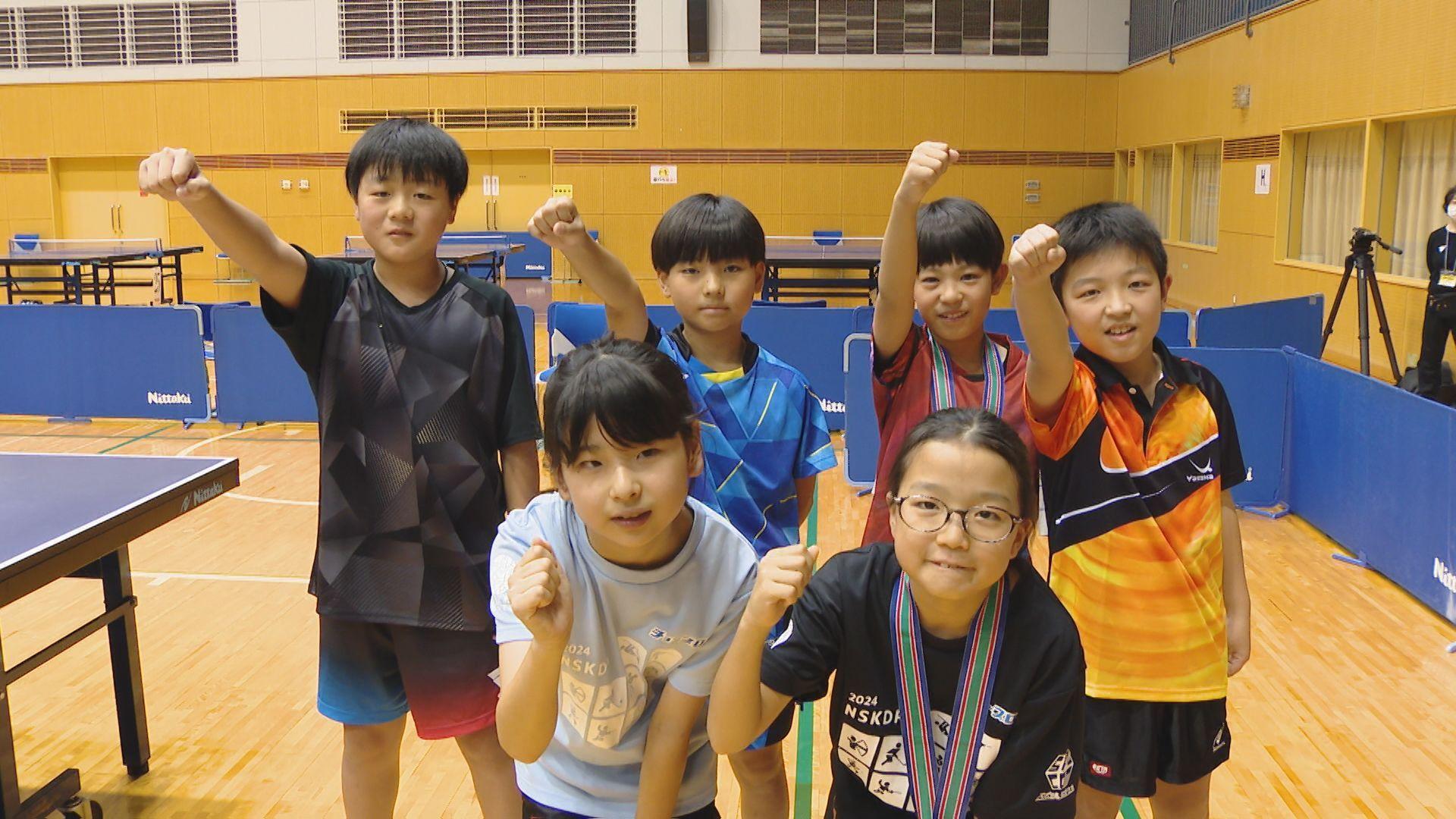 卓球・ながさきスーパーキッズと県民体育大会がコラボ