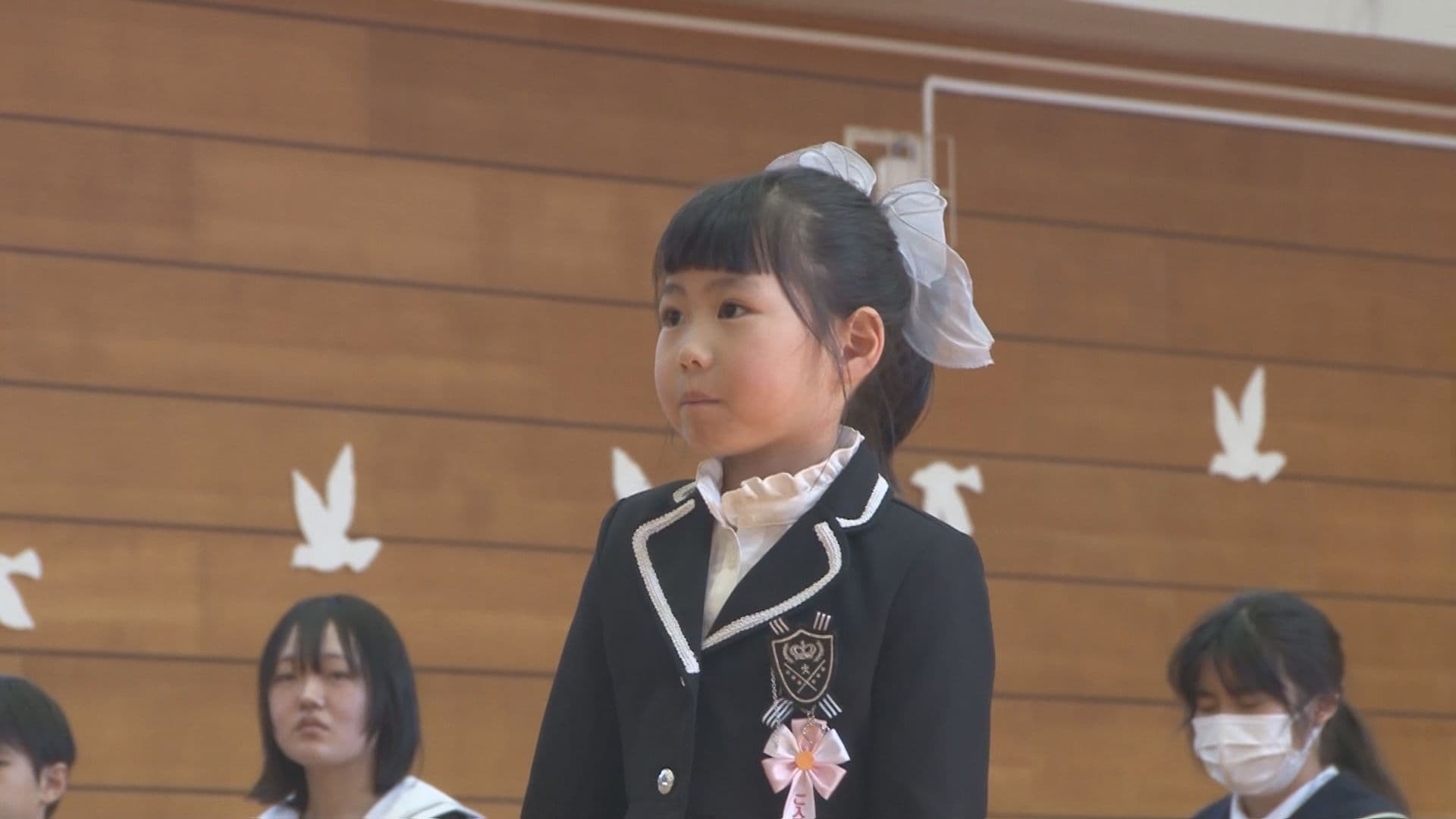 島の小学校に２年ぶりの新１年生　「がんばりたいのは・・・」