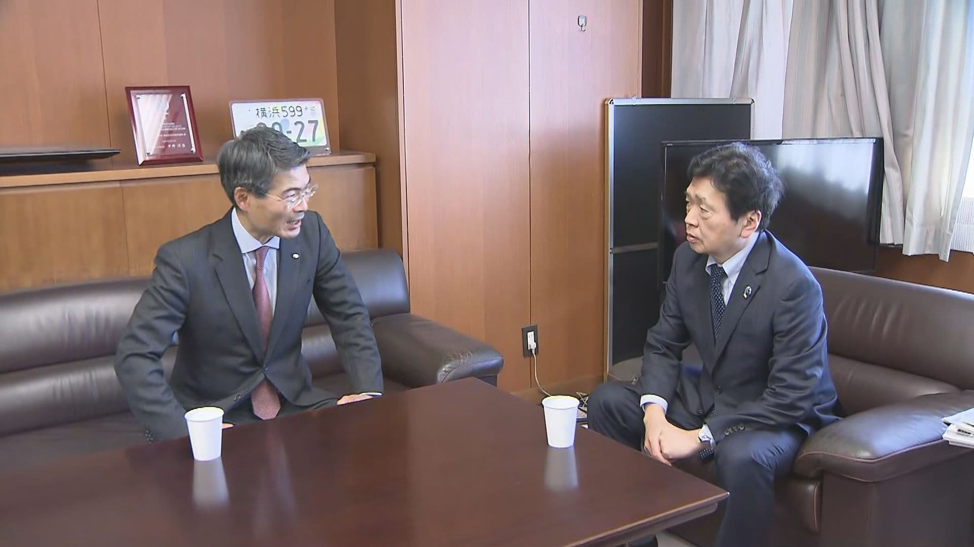 ｢西九州新幹線問題を改めてお願いした」平田知事が国交省を訪問 水嶋事務次官と面会