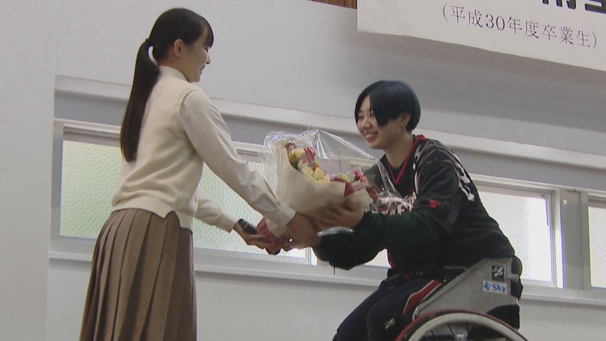 1024パリパラ車いすバスケ江口選手凱旋