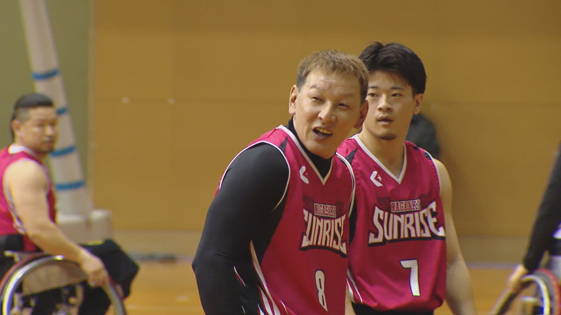 車いすバスケ8番