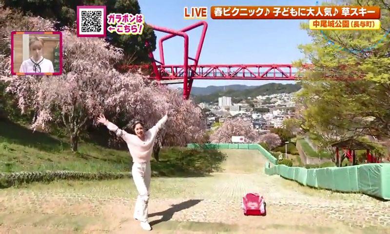 長崎市からもすぐ近く　長与町のおでかけスポット　中尾城公園で遊ぶ　限定のいちごスイーツも