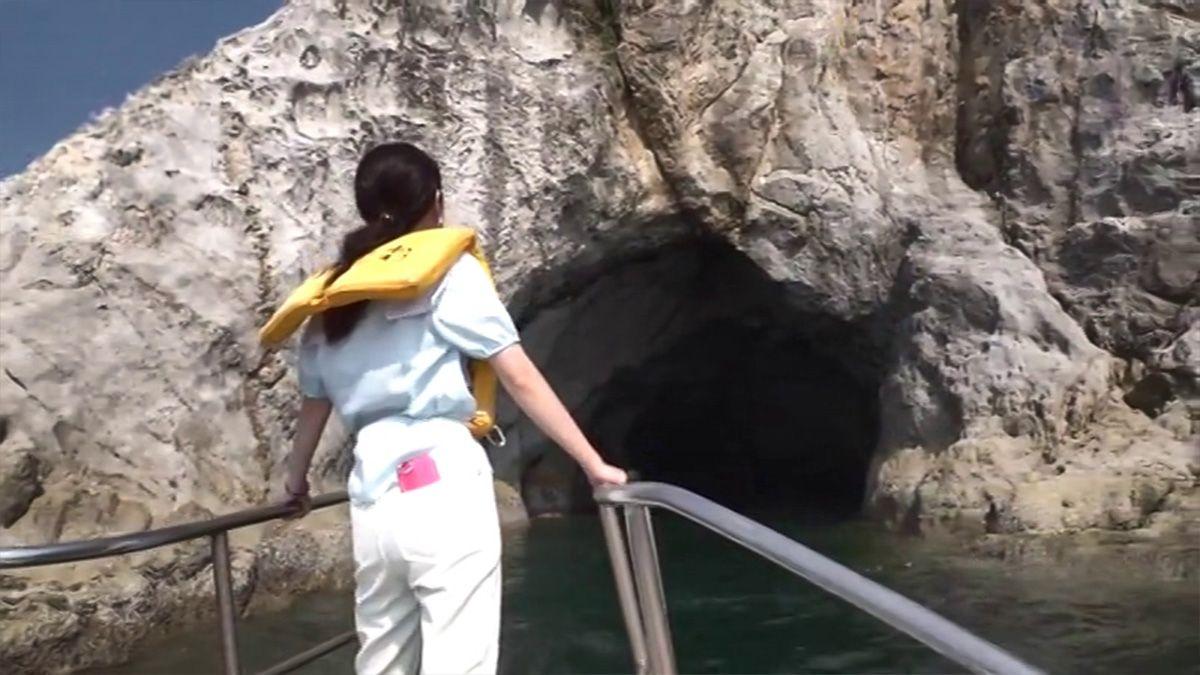 まるで海外！長崎の”青の洞窟”「白戸の穴洞窟」へ ！ 長崎市「樺島一周クルージング」