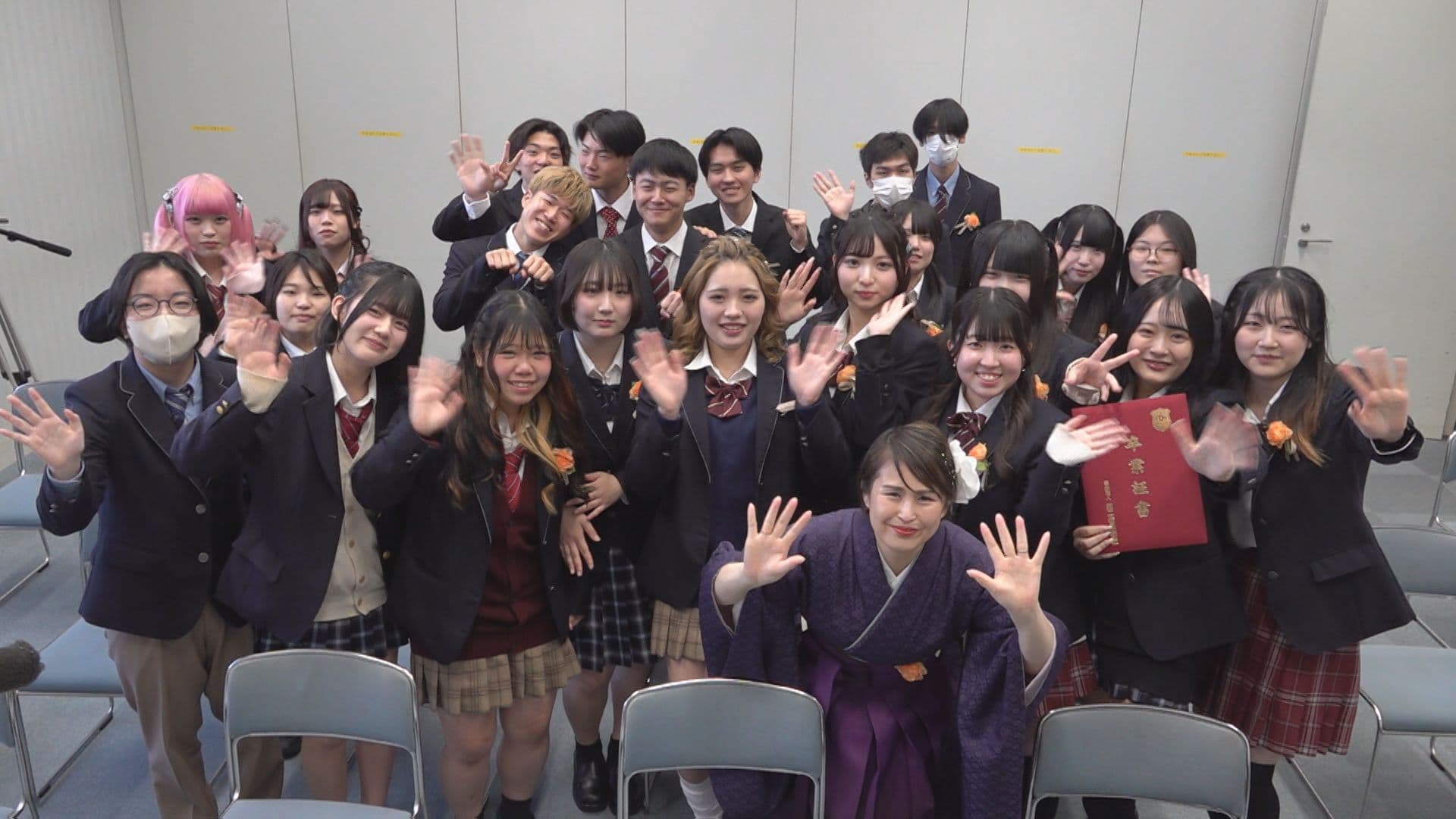 ｢母の手作り弁当は私の自慢｣こころ咲良高校卒業式 涙ながらに家族へ感謝の気持ち伝える