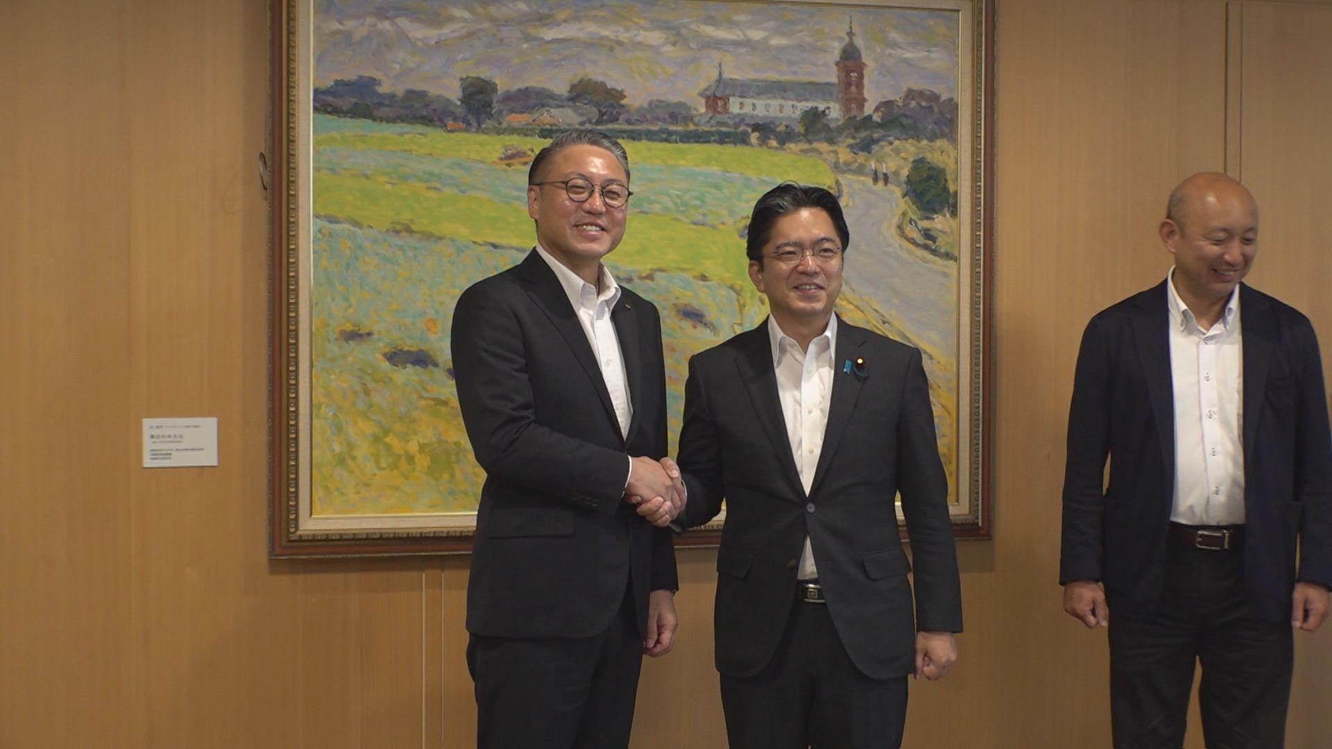 前畑弾薬庫の施設配置案が日米合意 金子防衛大臣政務官が知事に報告
