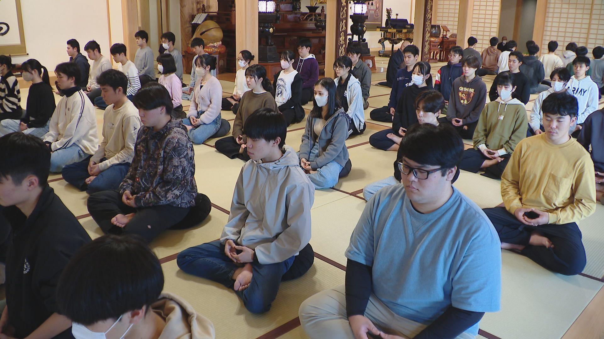 「試験の時に緊張して頭が真白になった時も・・・」　予備校生が精神修養