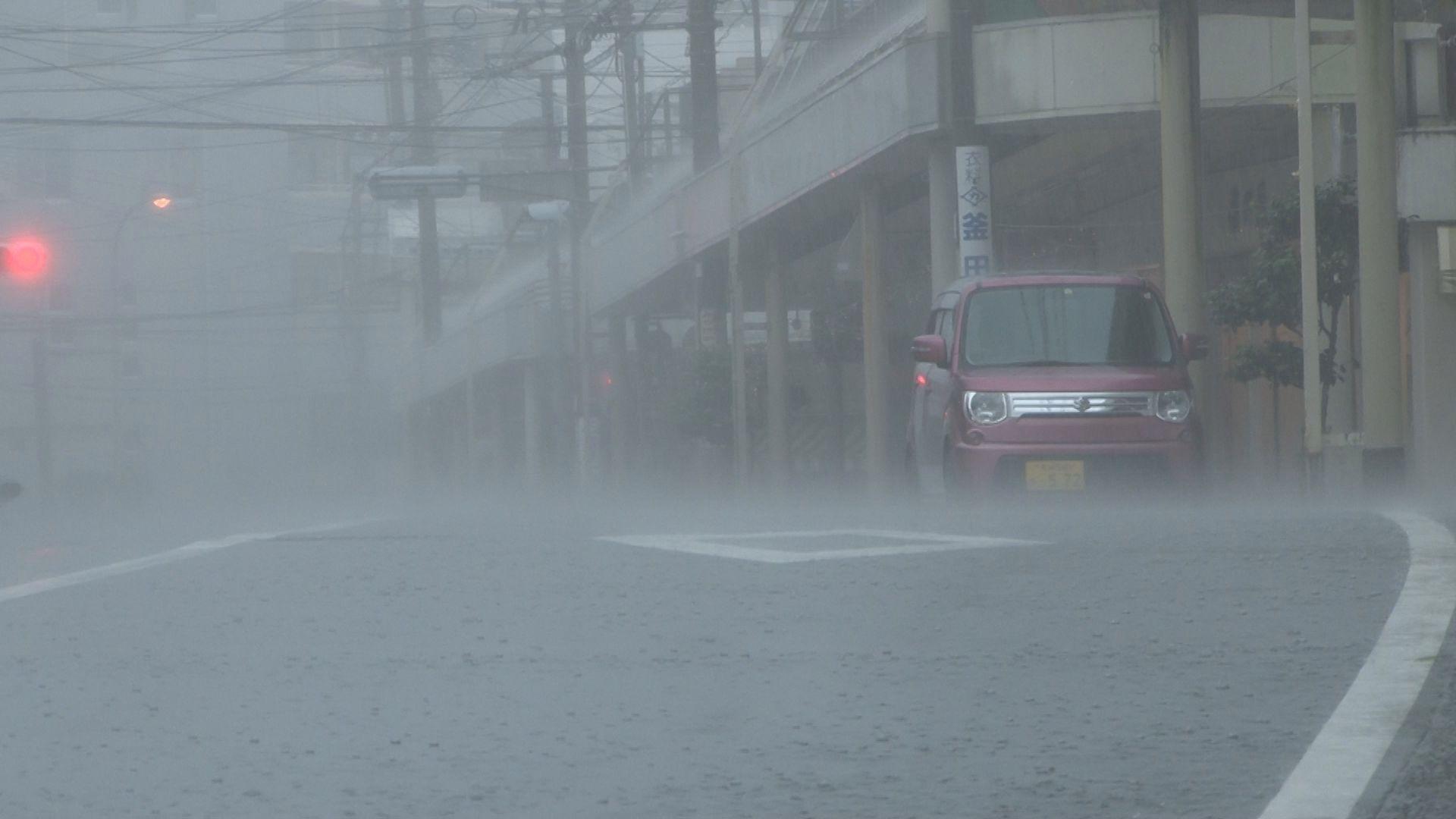 県内各地で大雨…長崎市では倒木、佐世保市で倉庫倒壊