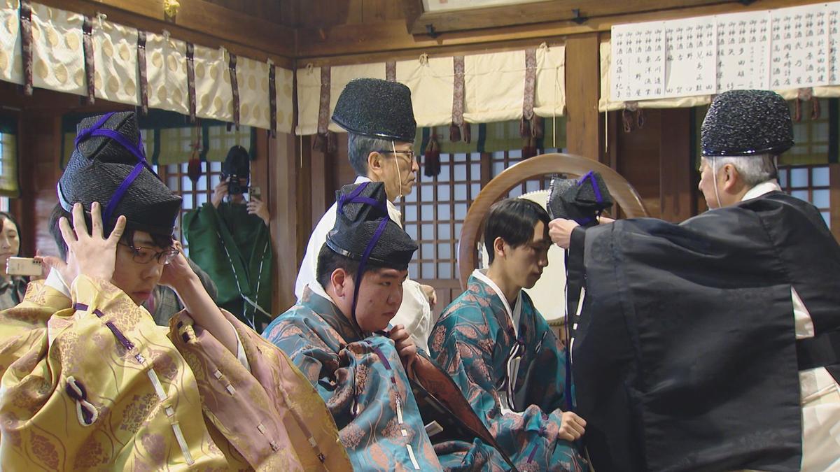 諏訪神社古式元服式