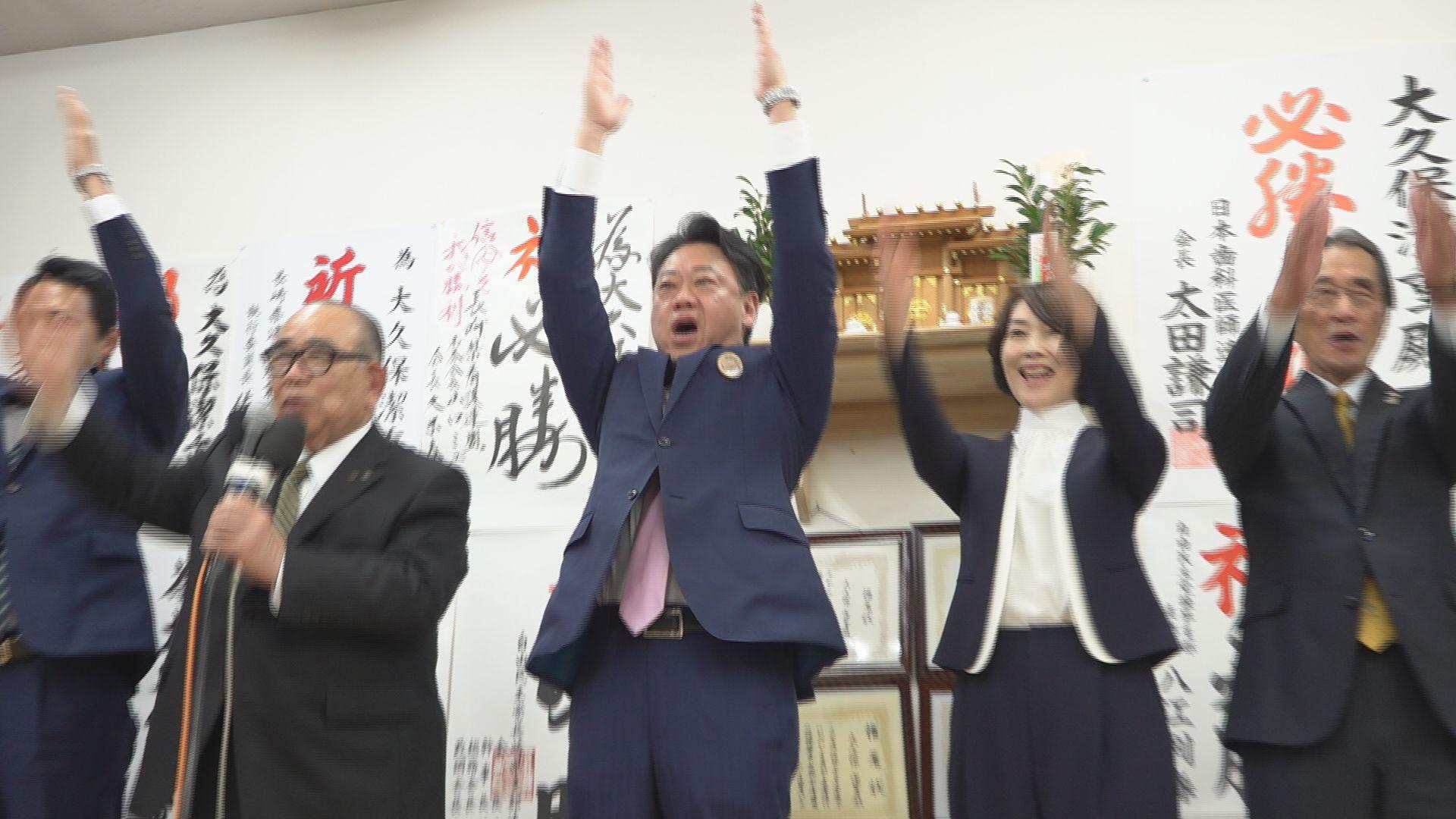 諌早市長選挙 現職・大久保潔重氏（５９）が再選果たす 投票率は合併後、最低に