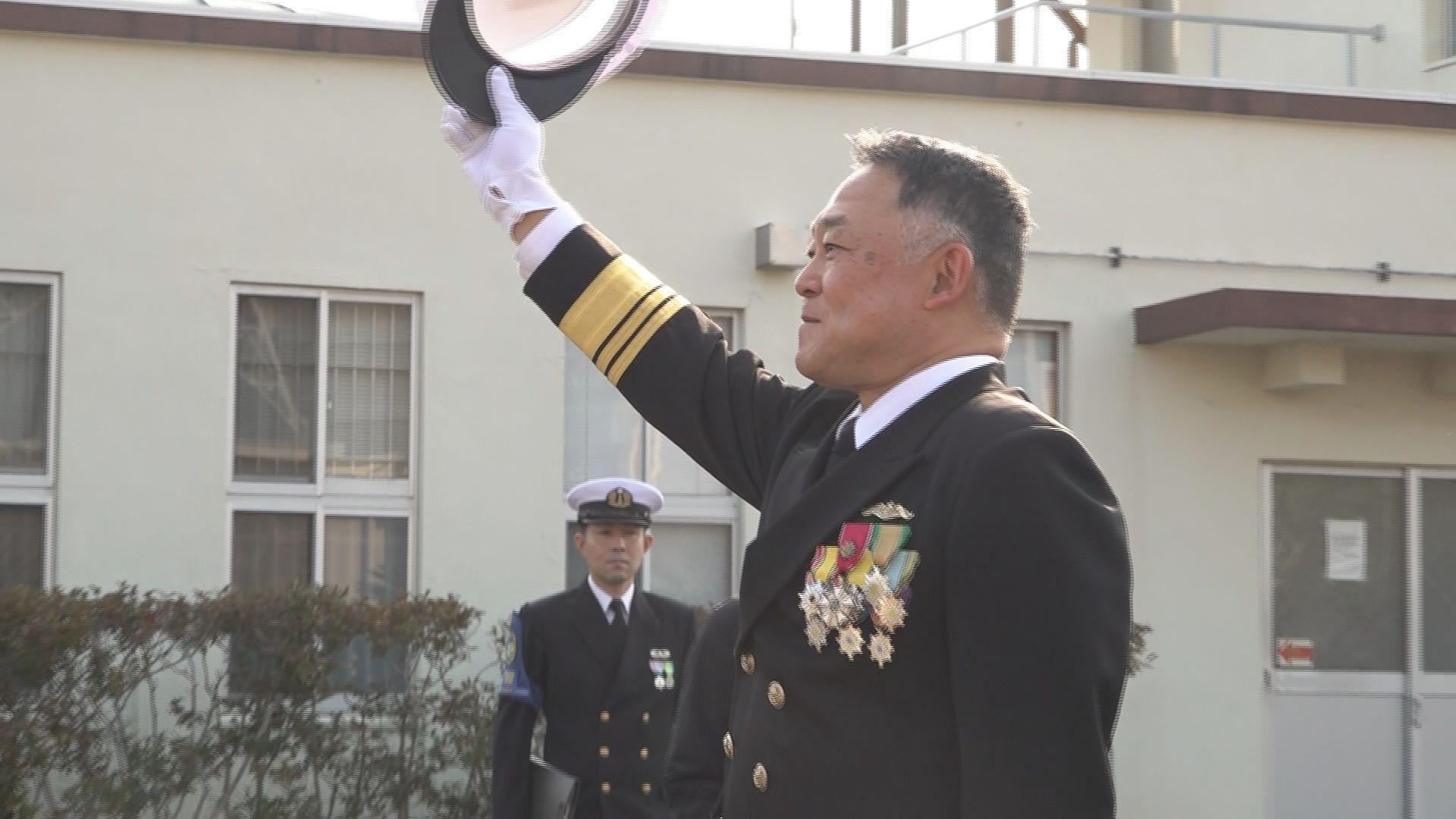 海上自衛隊佐世保地方総監が離任