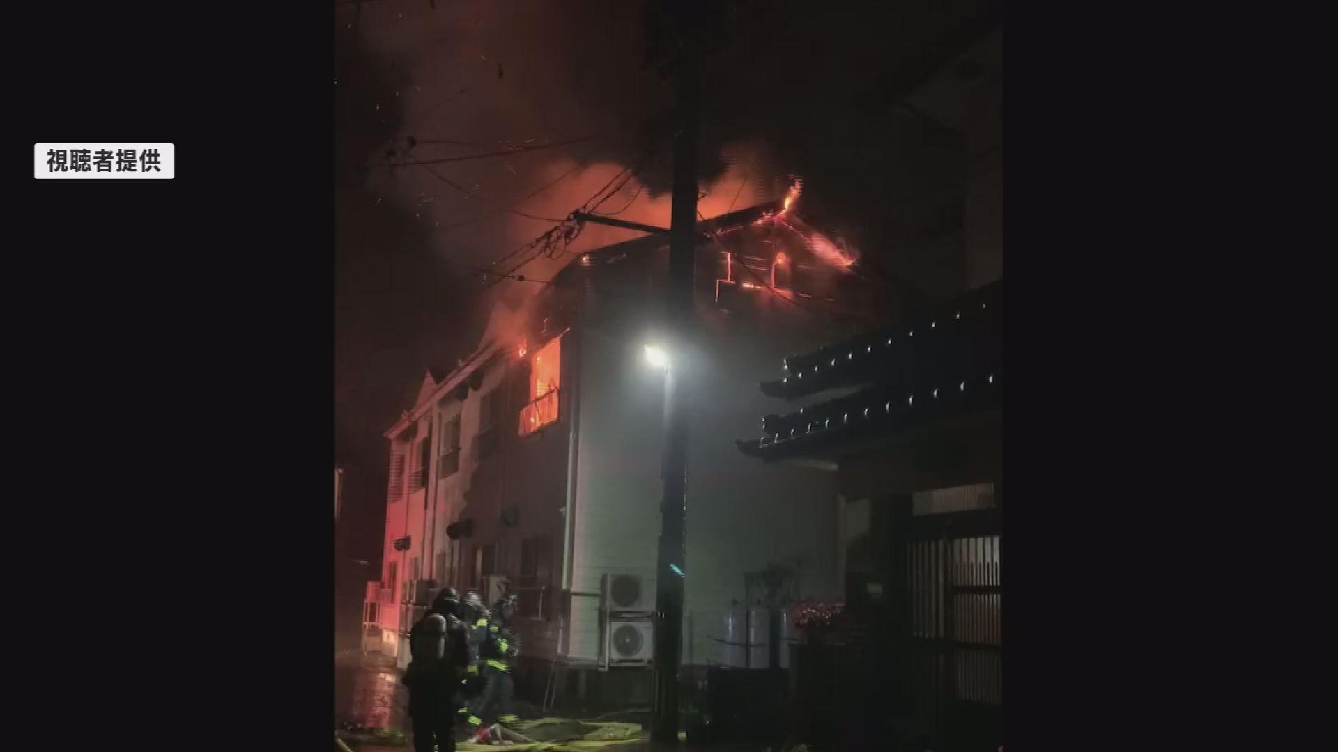 ｢２階から黒い煙が･･･｣佐世保市相浦町の２階建てアパートで火災