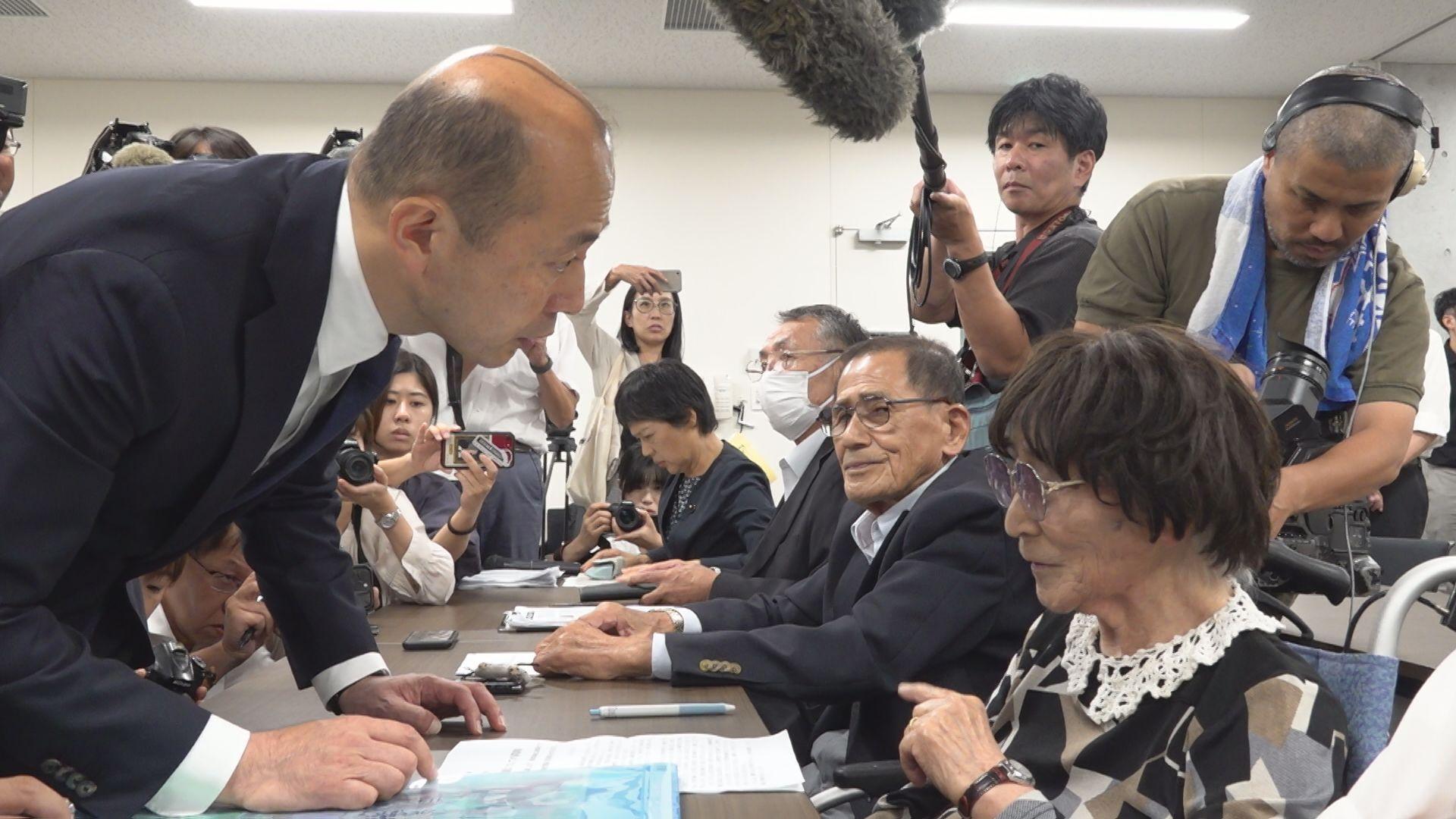 0924被爆体験者が市長と知事と面会